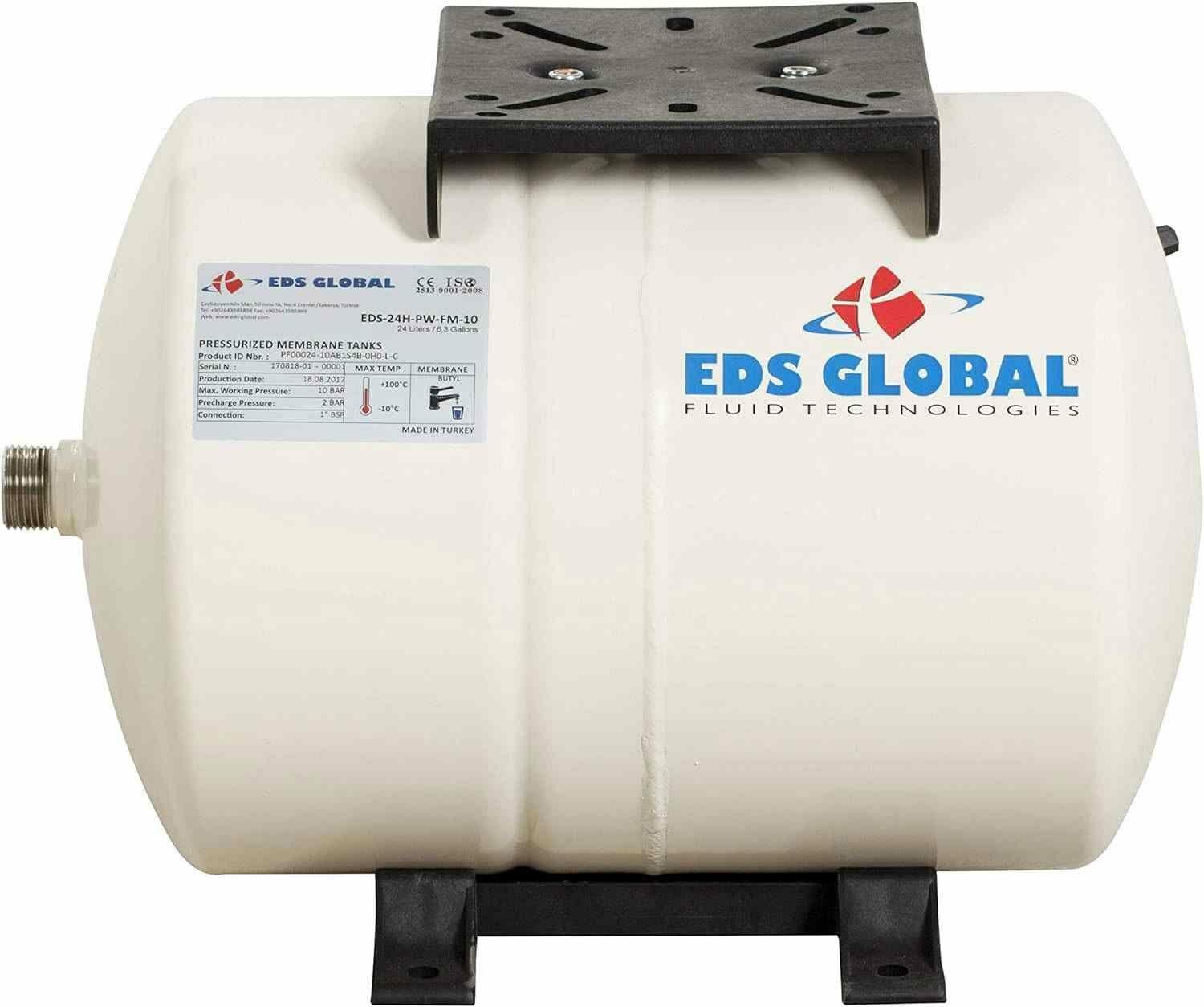 Eds Global Sabit Diyaframlı Patlamayan 24 lt. Yatık Tank