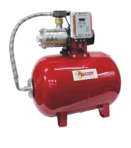 WATER SOUND CMH8-40 AUTO/100H 3 HP 380V 100 LT YATIK BASINÇ TANKLI YATIK MİLLİ ÇOK KADEMELİ 304 KOMPLE PASLANMAZ ÇELİK SANTRİFÜJ POMPALI PAKET HİDROFOR