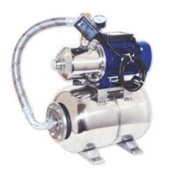 WATER SOUND DW2-60/075D AUTO/P24H -1HP-220V KADEMELİ PASLANMAZ 304 TANKLI PAKET HİDROFOR