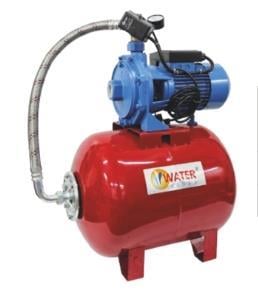 WATER SOUND SCM2-52 AUTO 50 LT YATIK BASINÇ TANKLI SS304 KROM MİLLİ ÇİFT KADEMELİ BASINÇLI POMPALI PAKET HİDROFOR/50H 1.5 HP 220V 