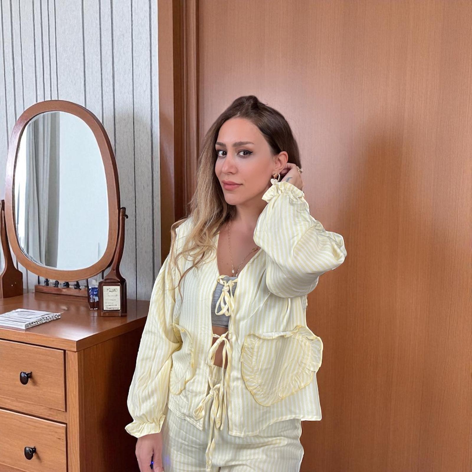 Pijama Takımı | Sarı