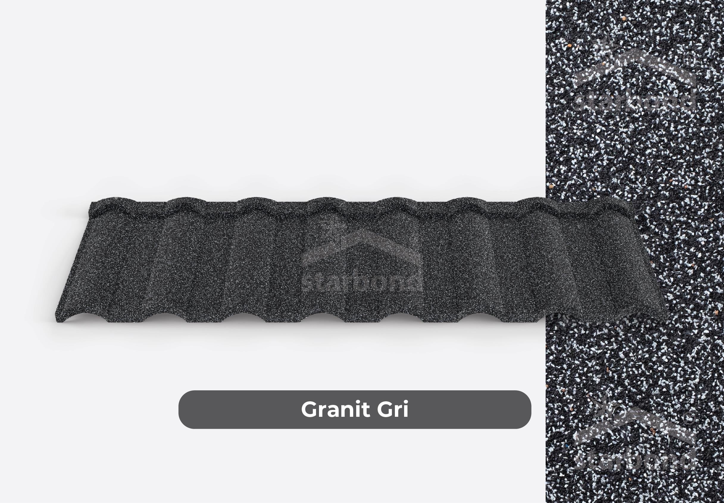[Alaturka] Metal Kiremit Granit Gri StarBond Metal