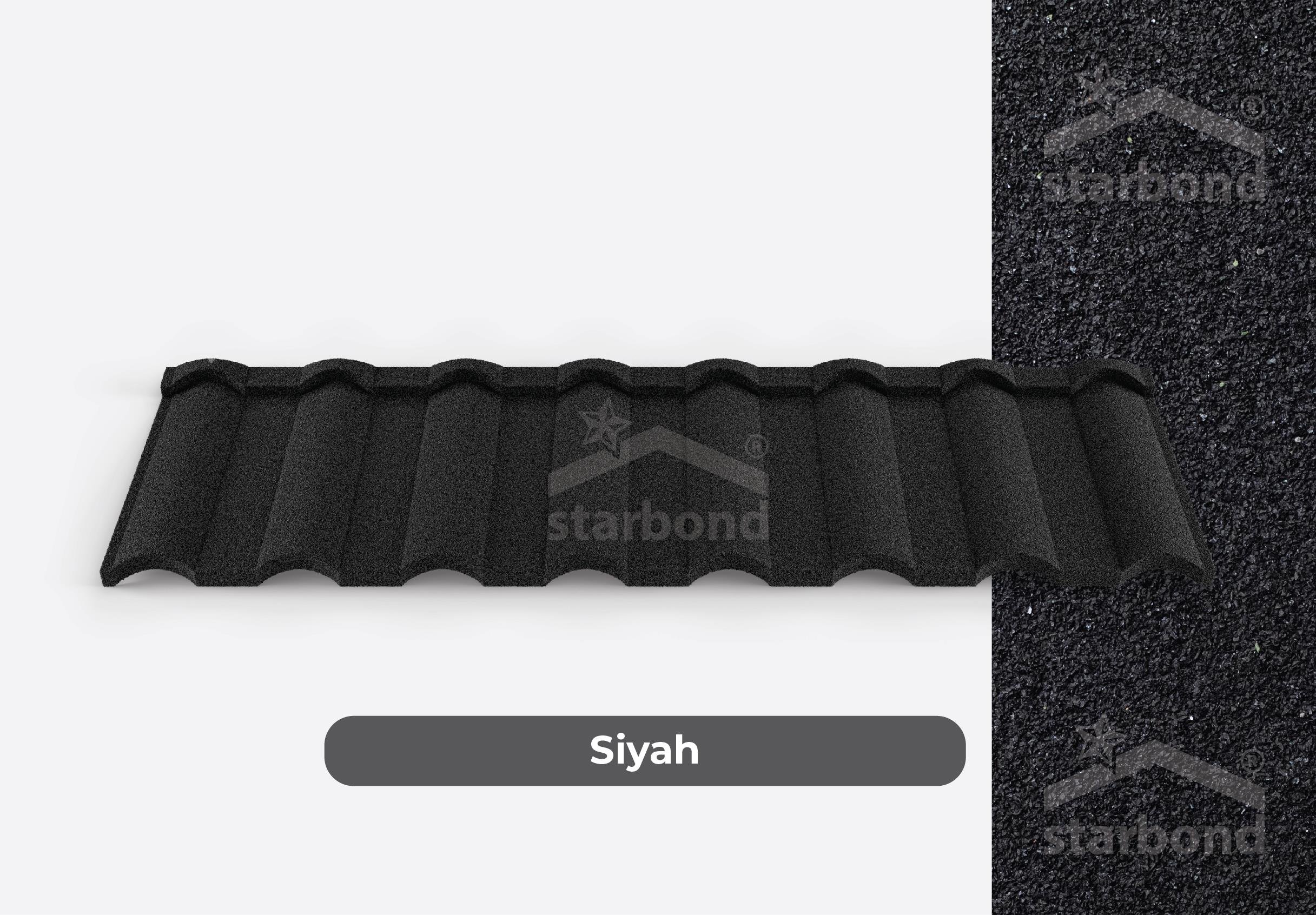 [Alaturka] Metal Kiremit Siyah StarBond Metal