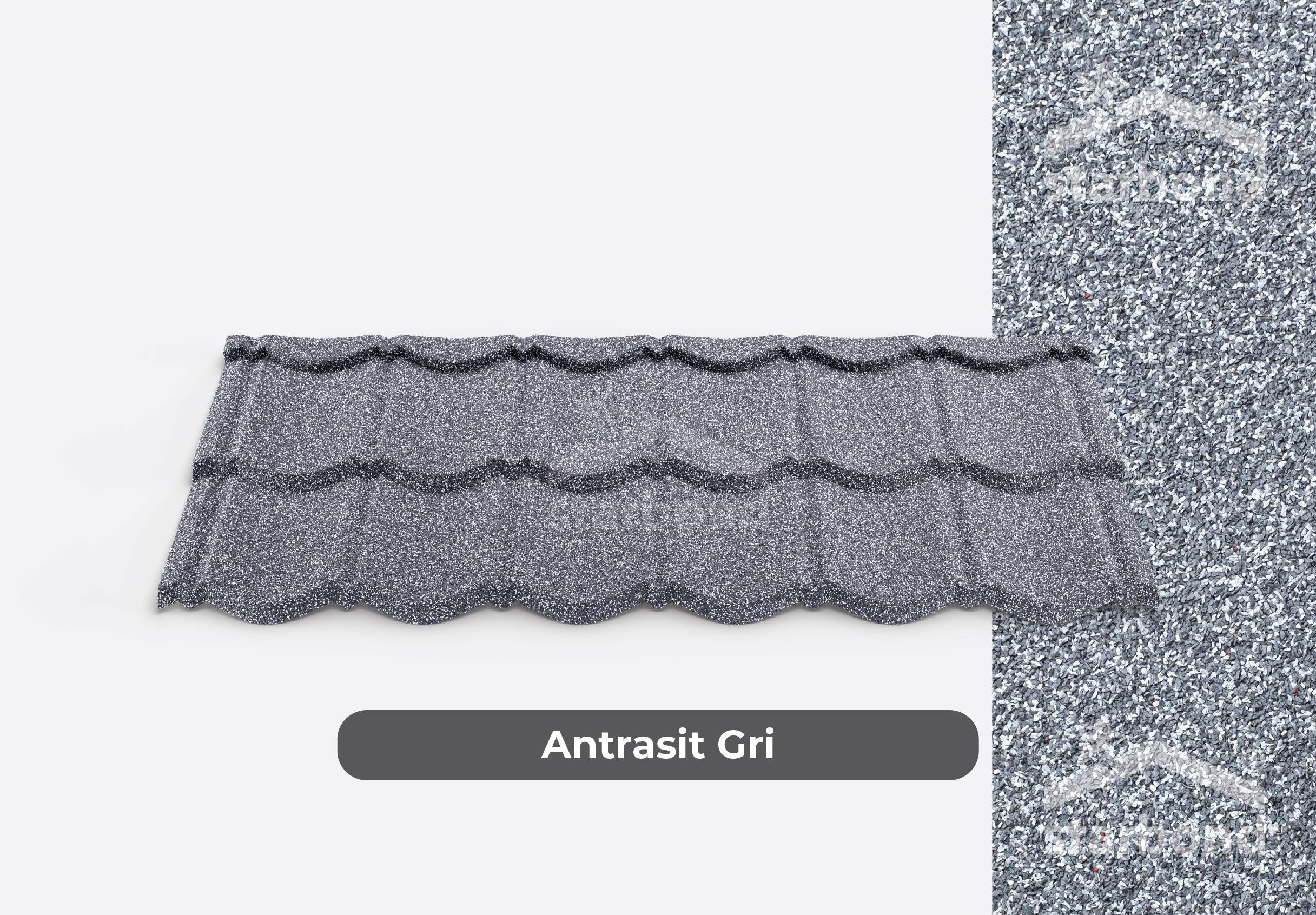 [Aquapan] Metal Kiremit Antrasit Gri StarBond Metal