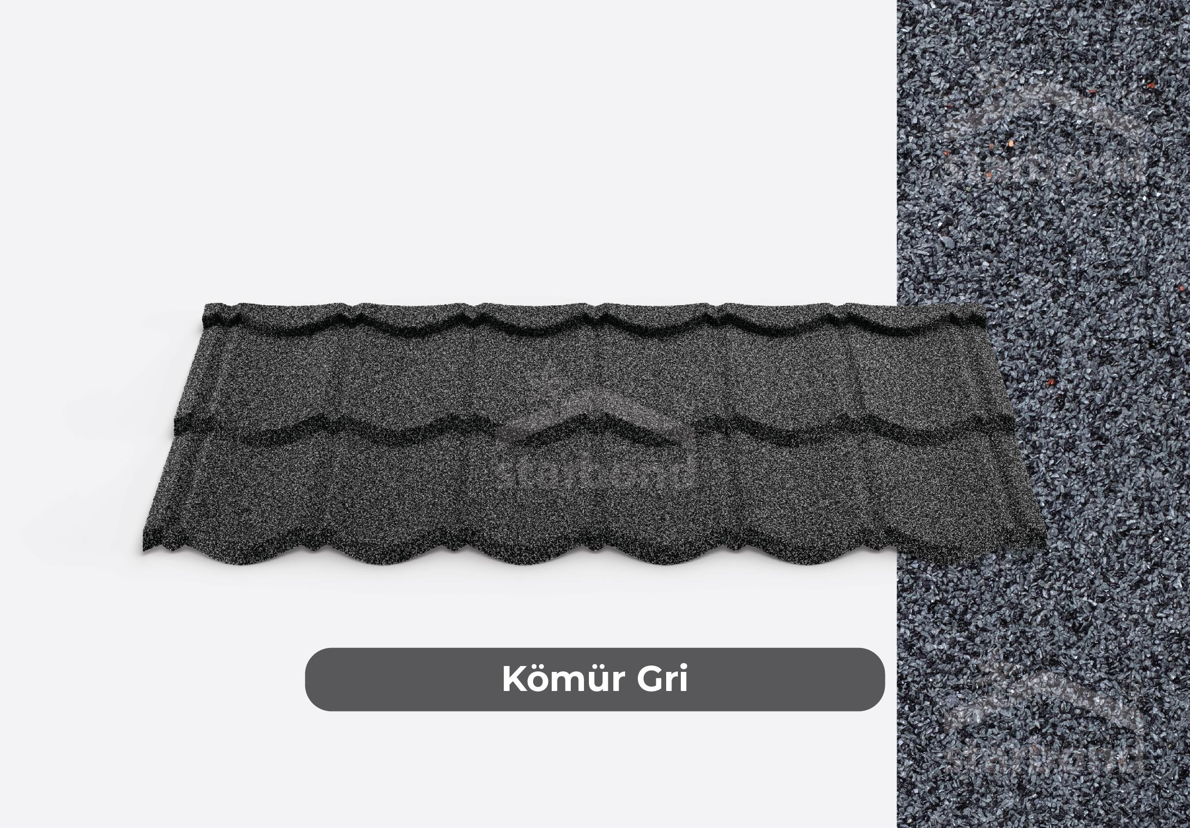 [Aquapan] Metal Kiremit Kömür Gri StarBond Metal