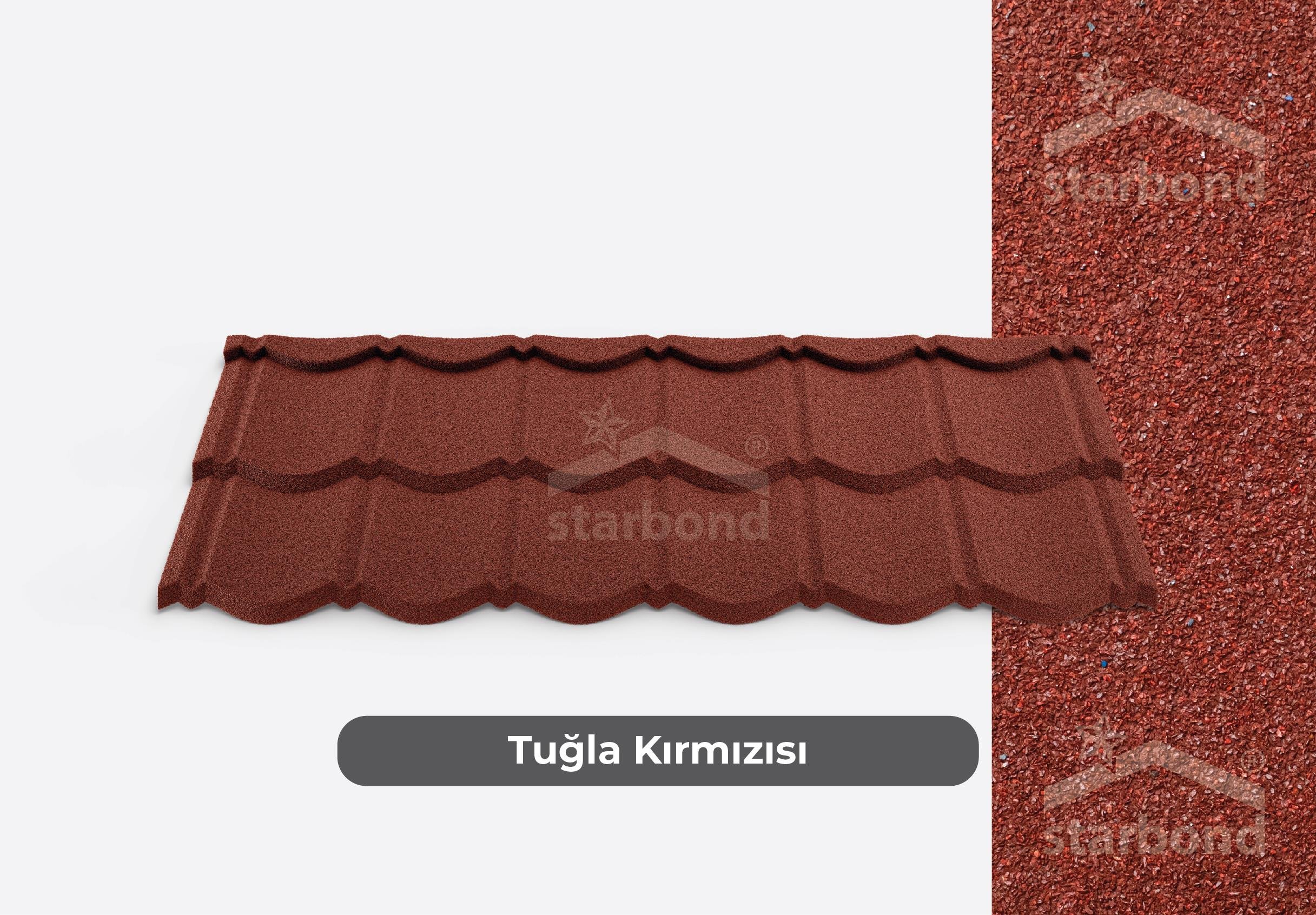 [Aquapan] Metal Kiremit Tuğla Kırmızısı StarBond Metal