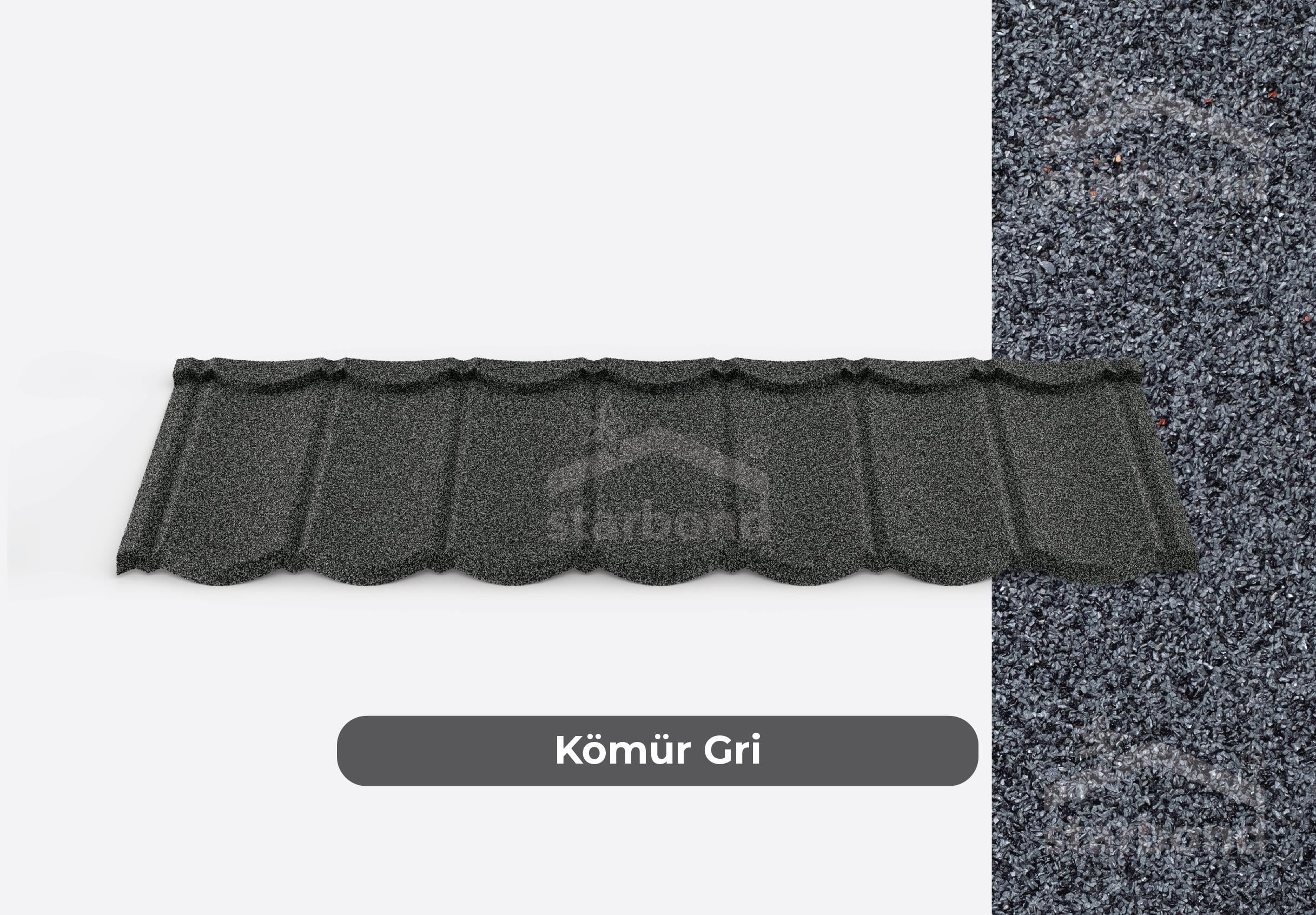 [Classic] Metal Kiremit Kömür Gri StarBond Metal