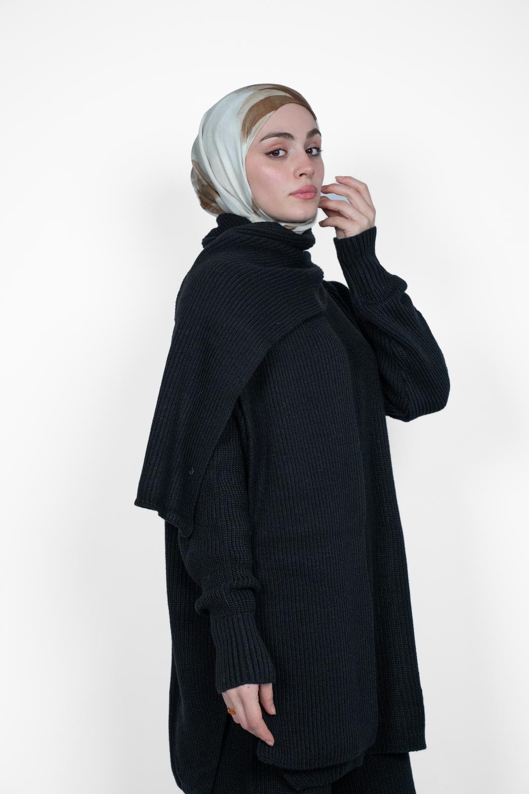 PREMİUM ATKILI TRİKO TAKIM SİYAH