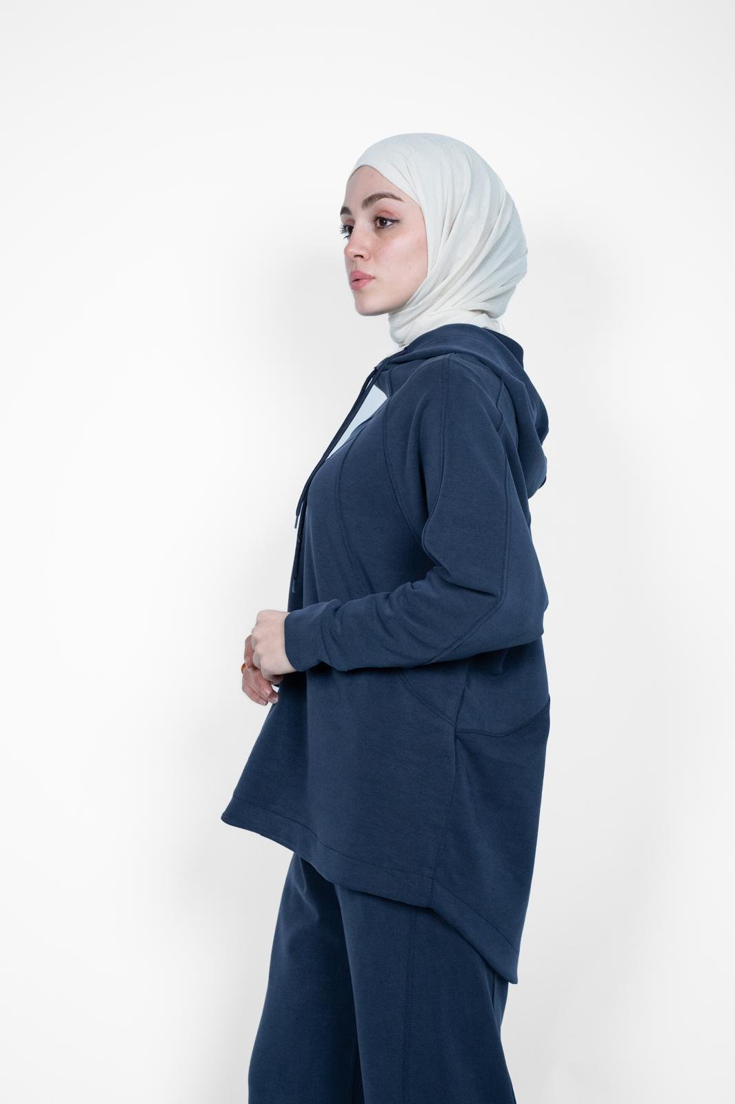 PREMİUM İTHAL KUMAŞ TAKIM MAVİ