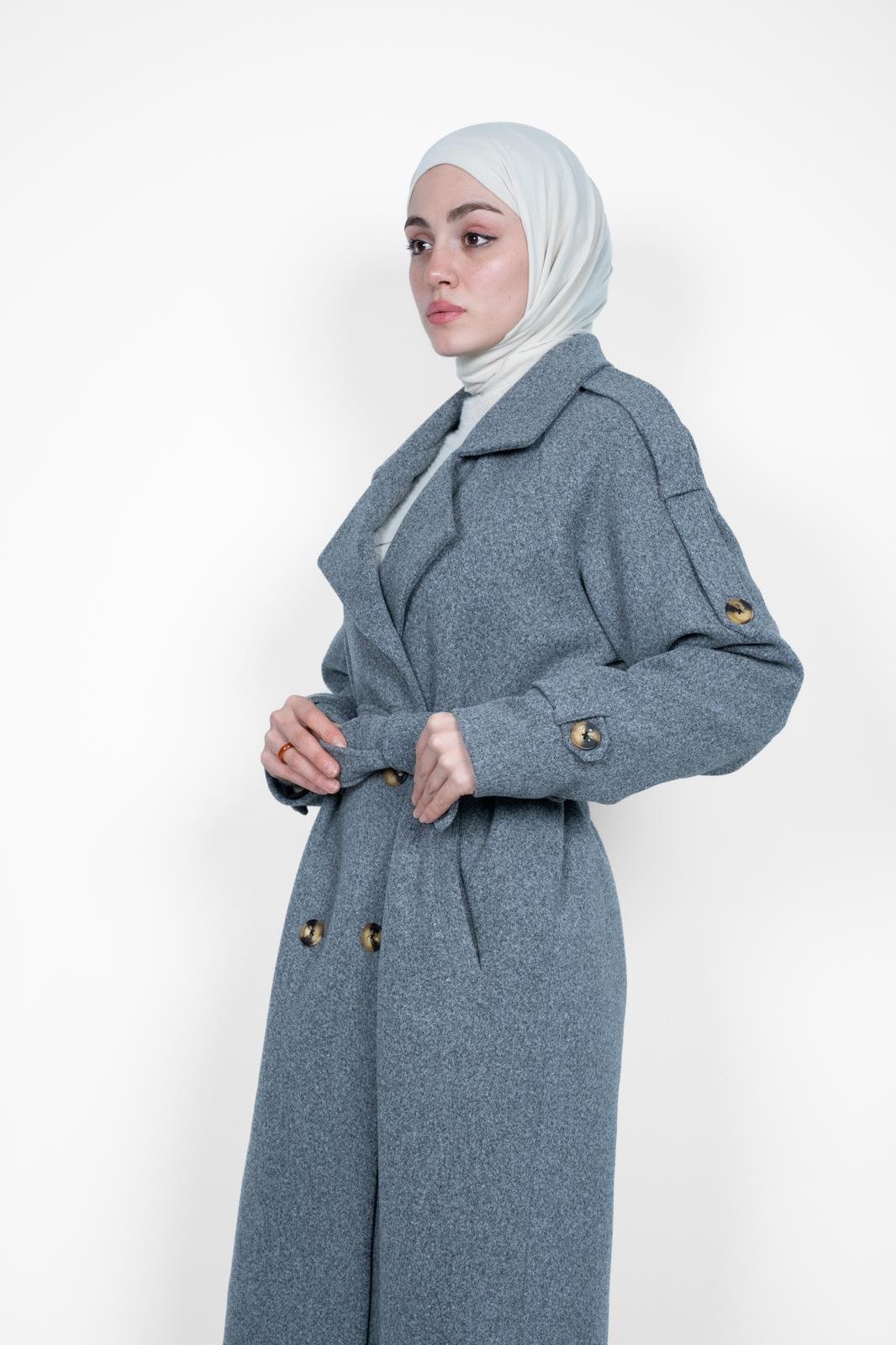 PREMİUM KAŞE KABAN GRİ