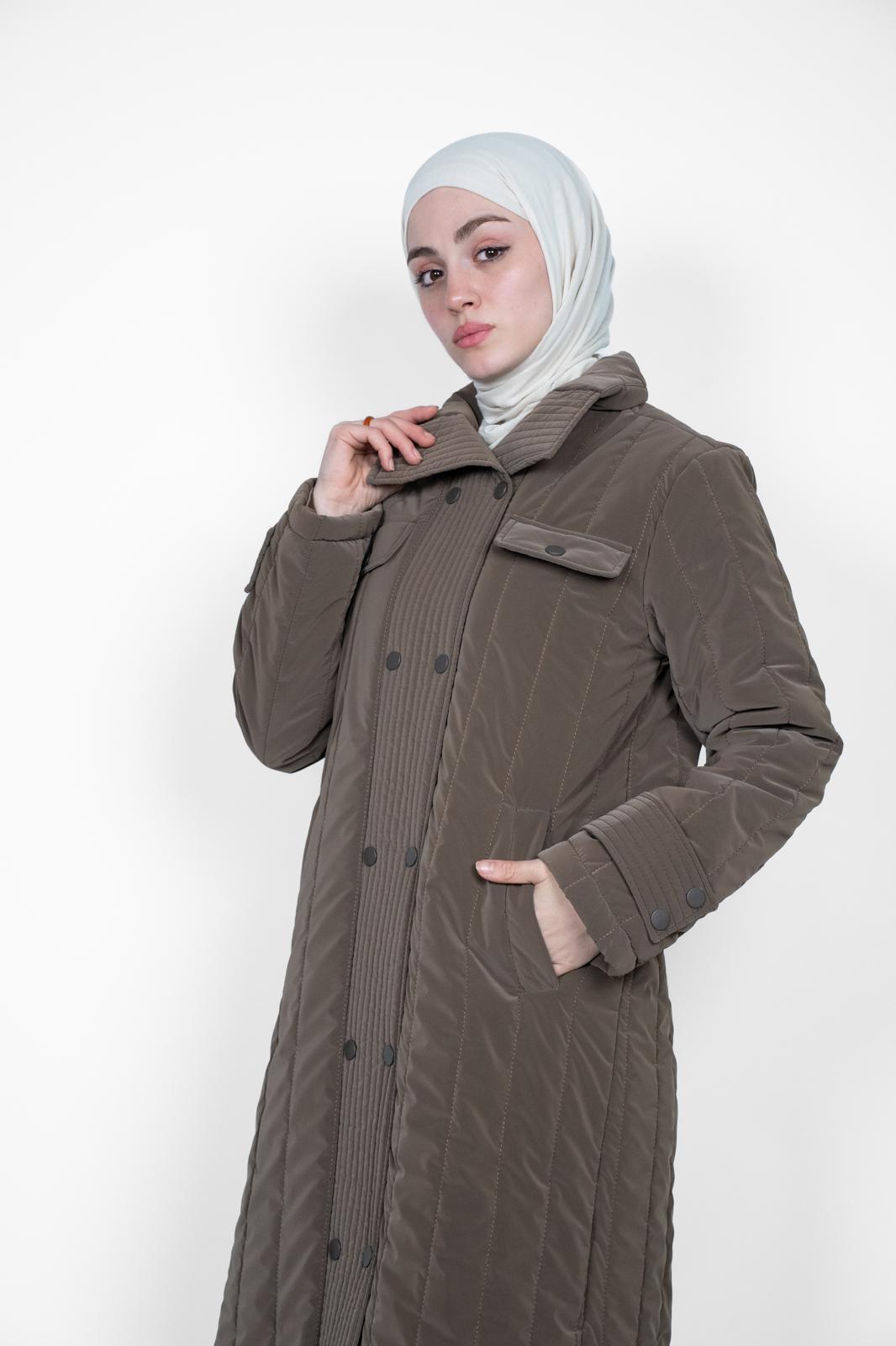PREMİUM ŞİŞME UZUN MONT KAHVERENGİ