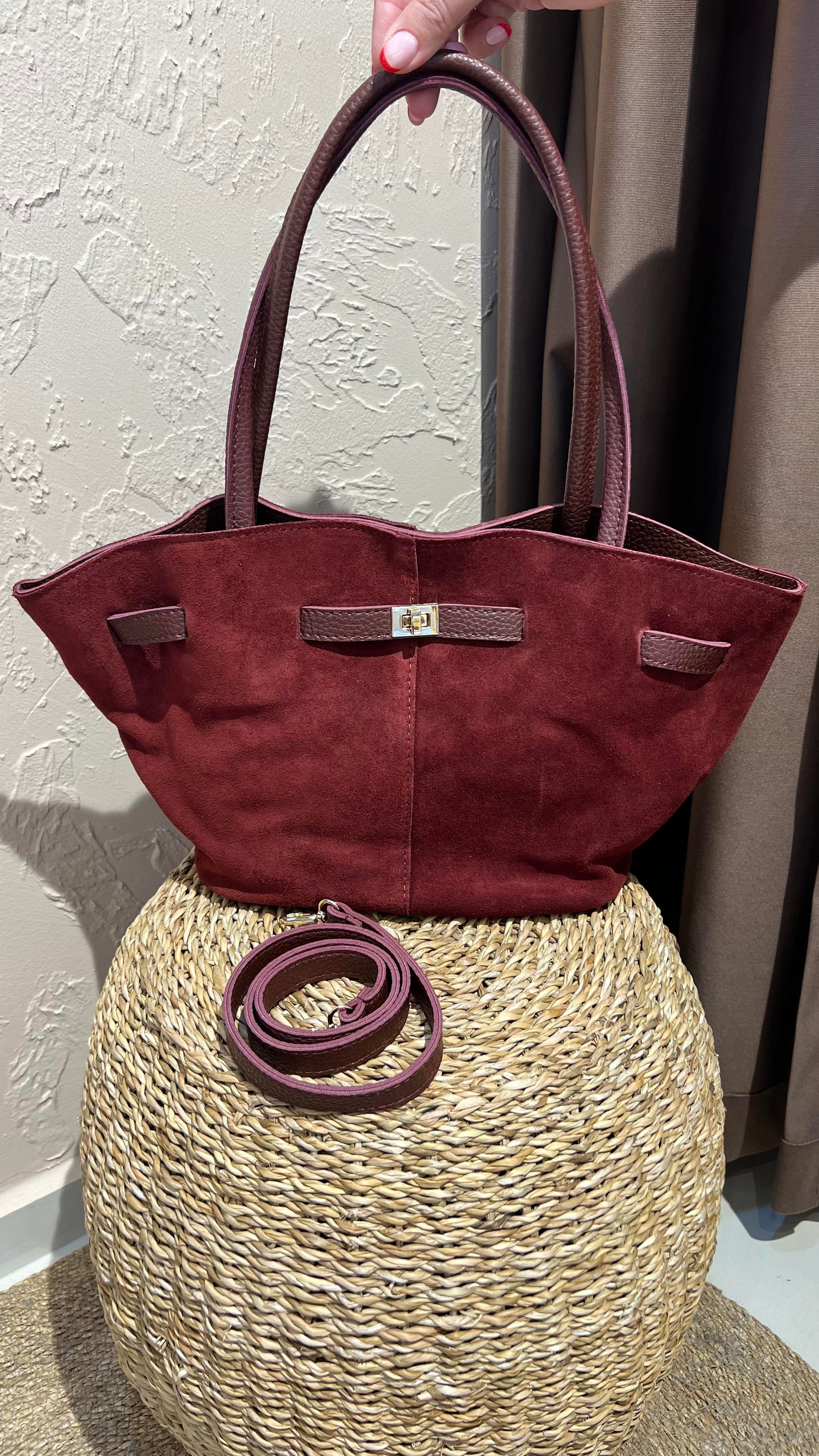 BOTTEGA SÜET ÇANTA
