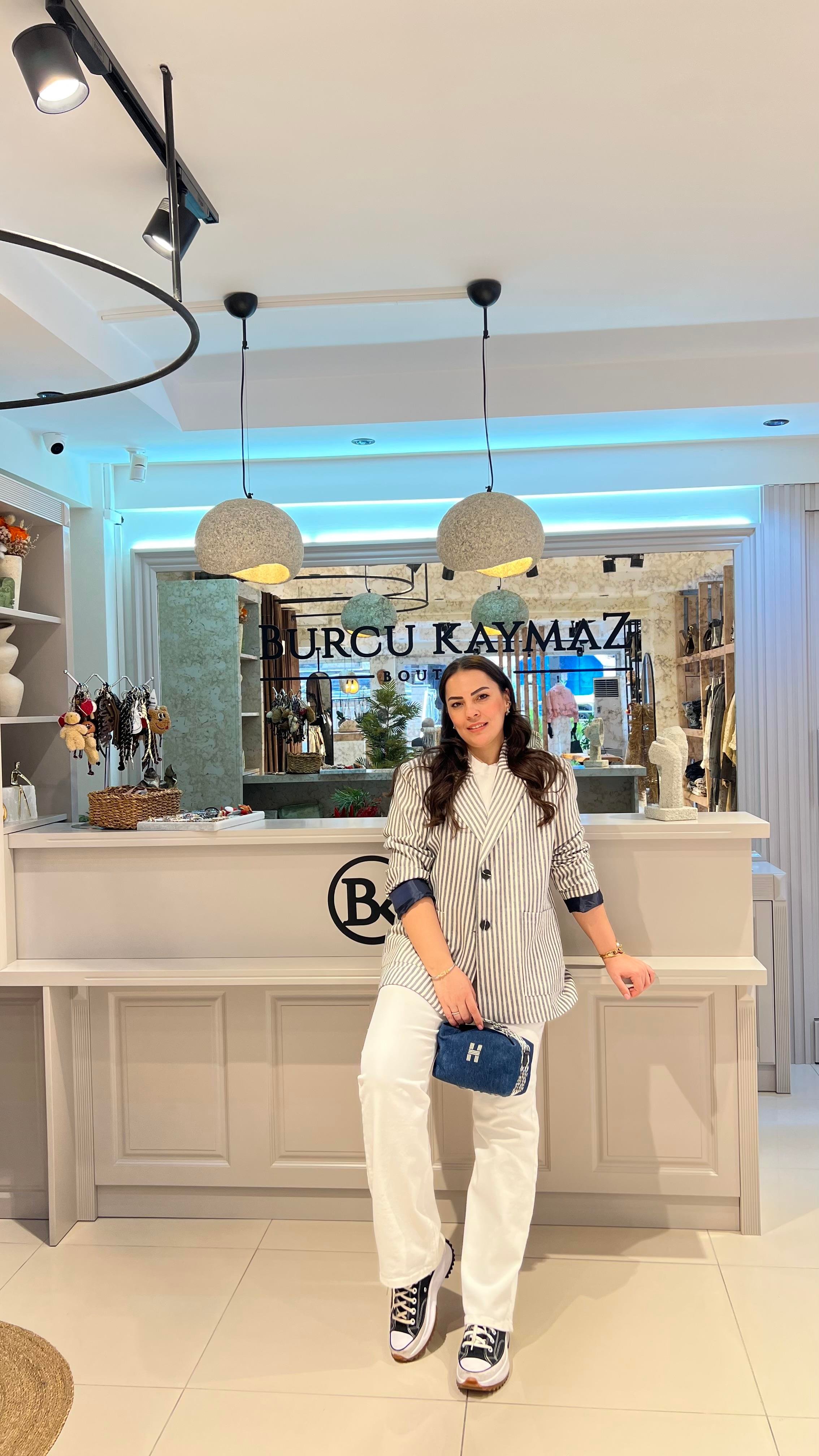 ÇİZGİLİ OVERSIZE CEKET