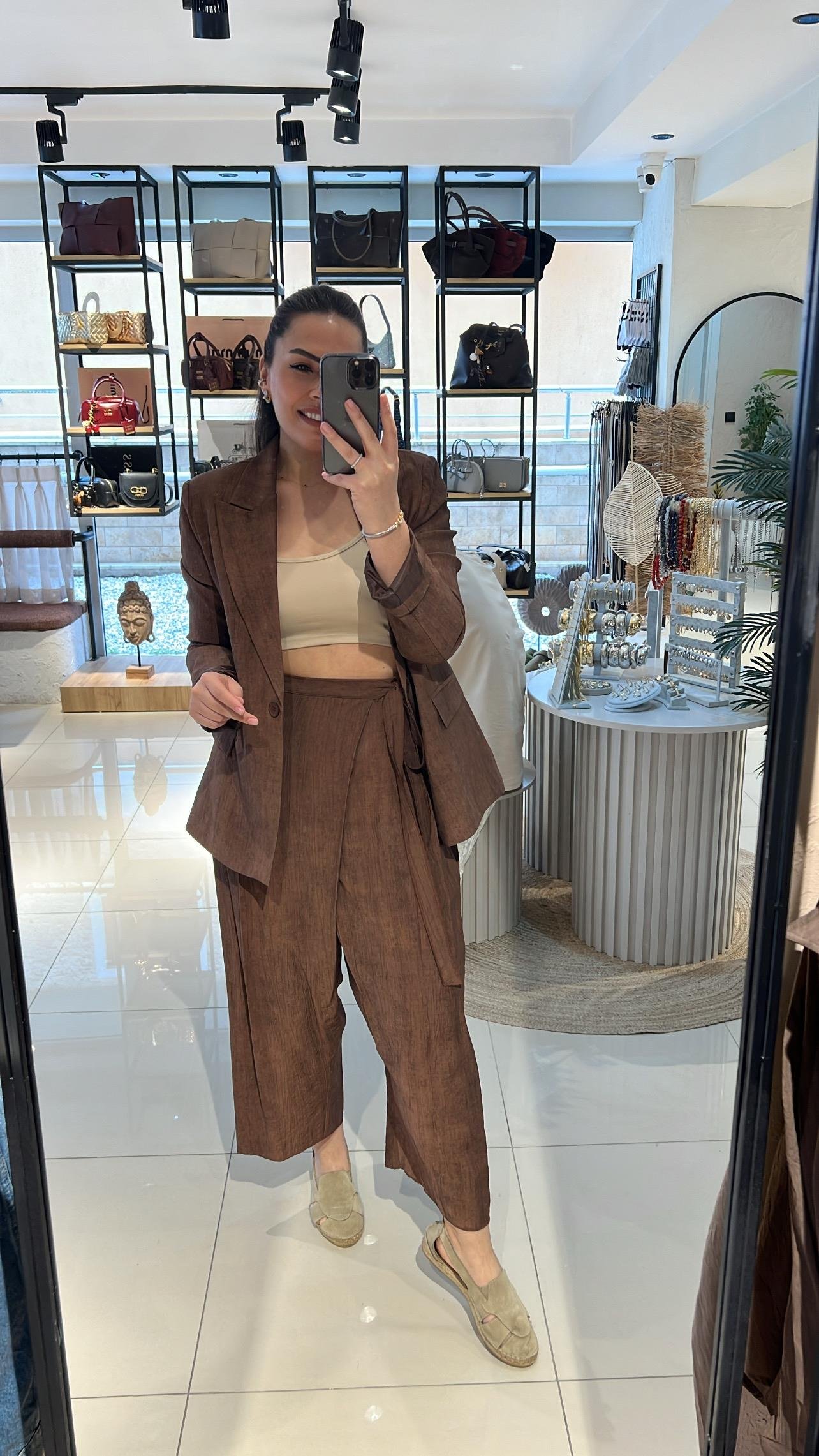 ŞALVAR PANTOLON BLAZER TAKIM