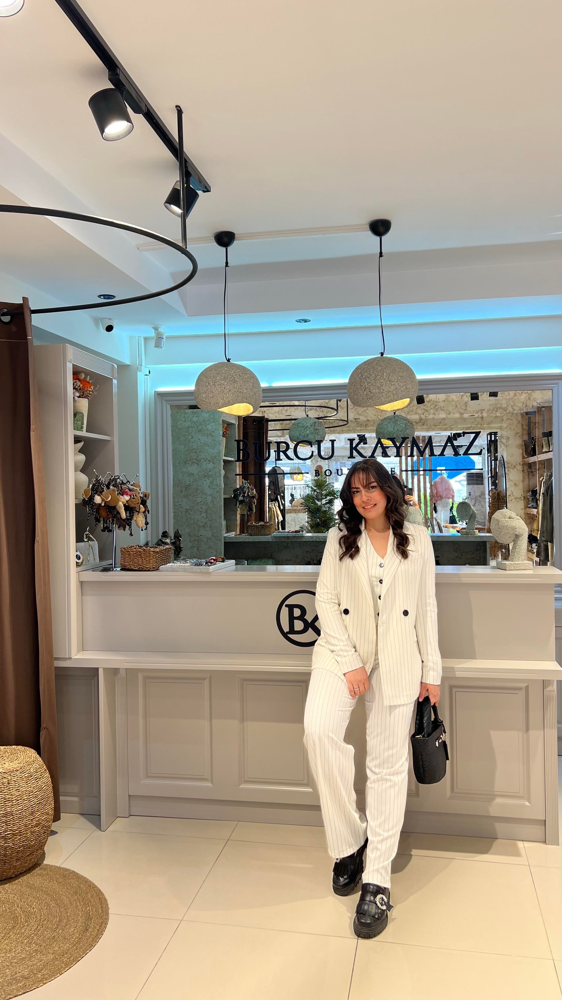 SİYAH ÇİZGİLİ BLAZER CEKET
