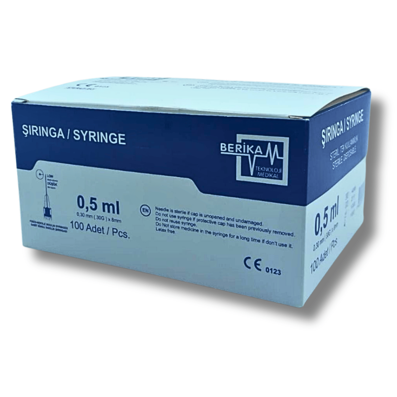 0.5 ML Süper İnsülin Sarı Uç Berika