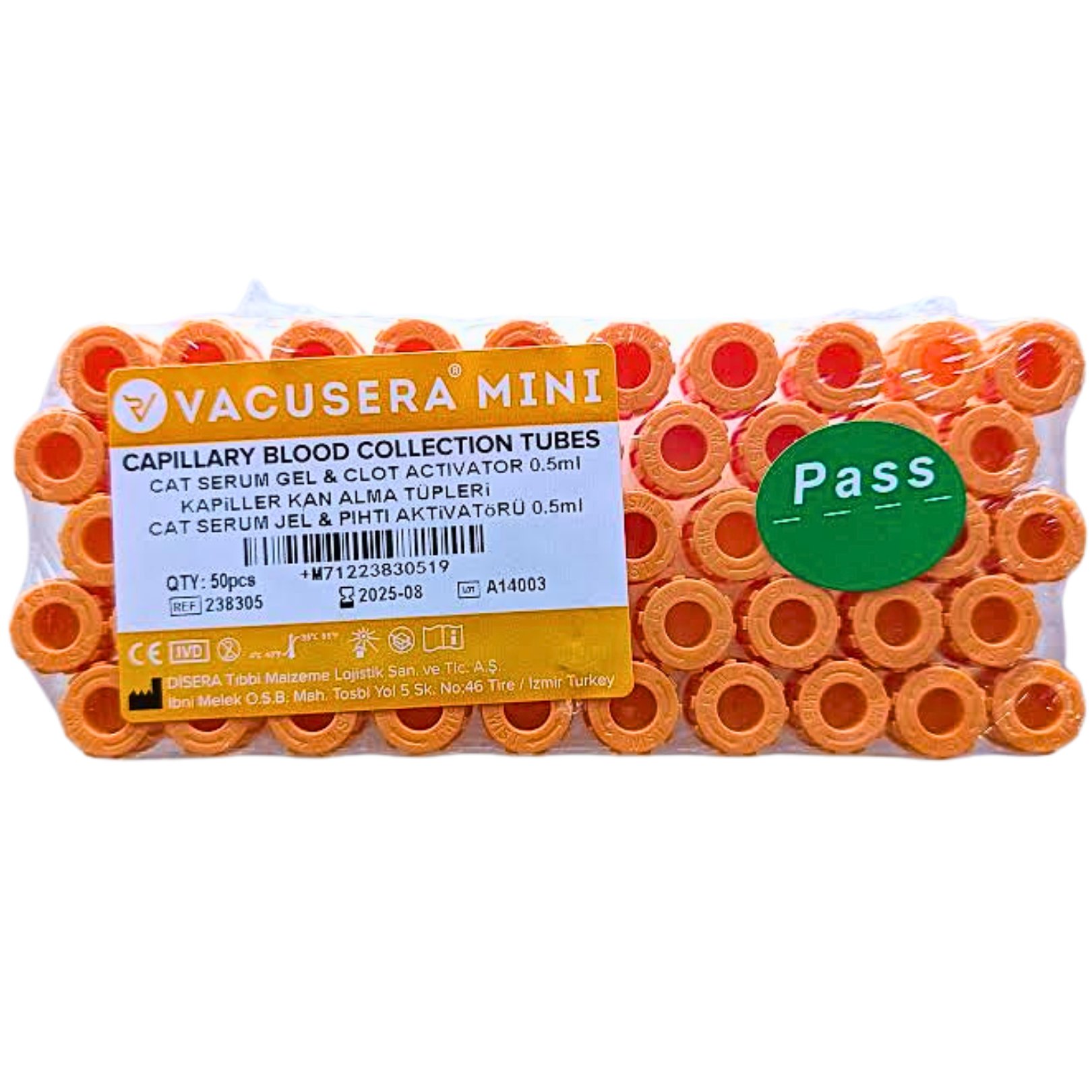 0,5 ML Biyokimya Jelli Tüp (Sarı Kapak)