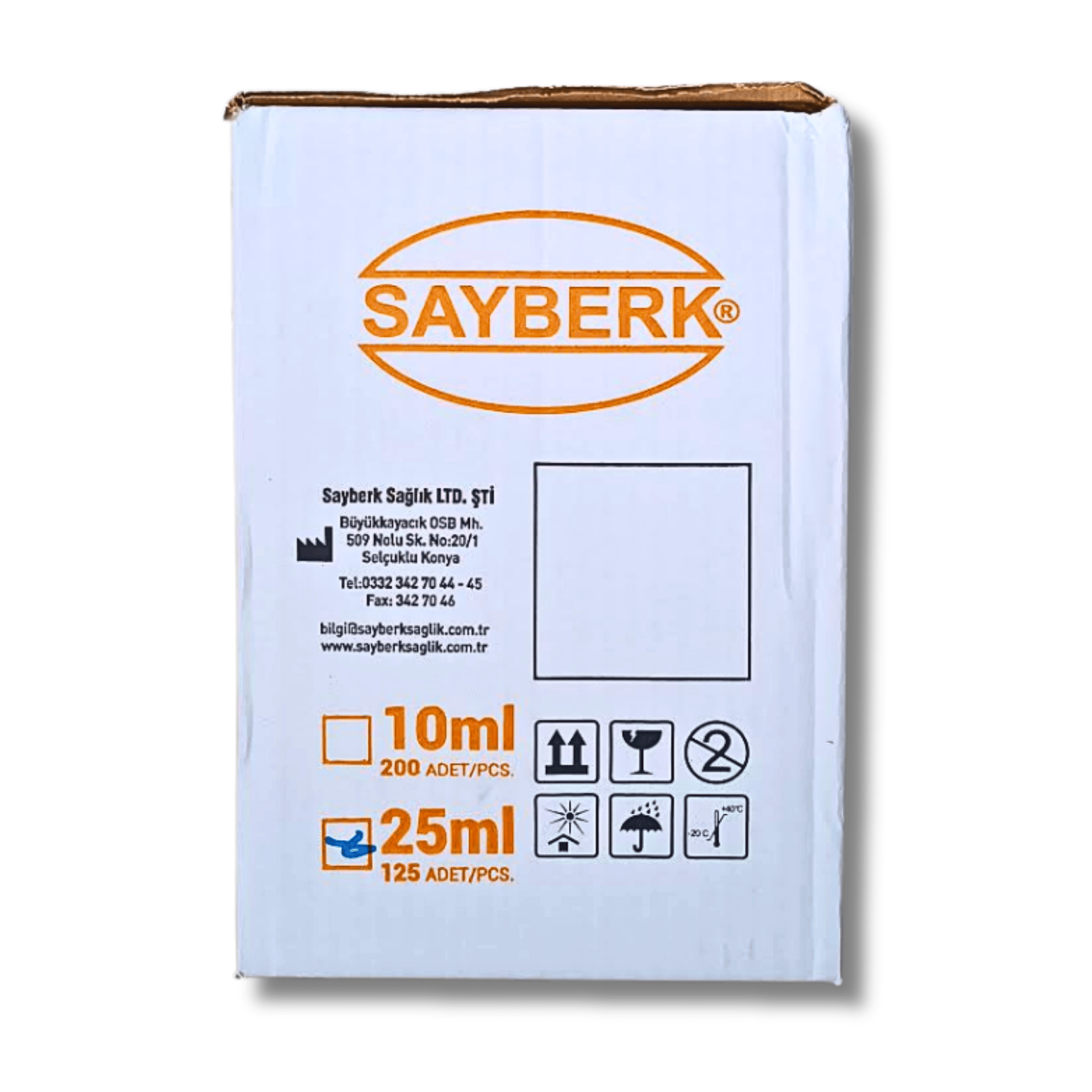 20 ML 2 parçalı İğneli Enjektör (Sayberk)