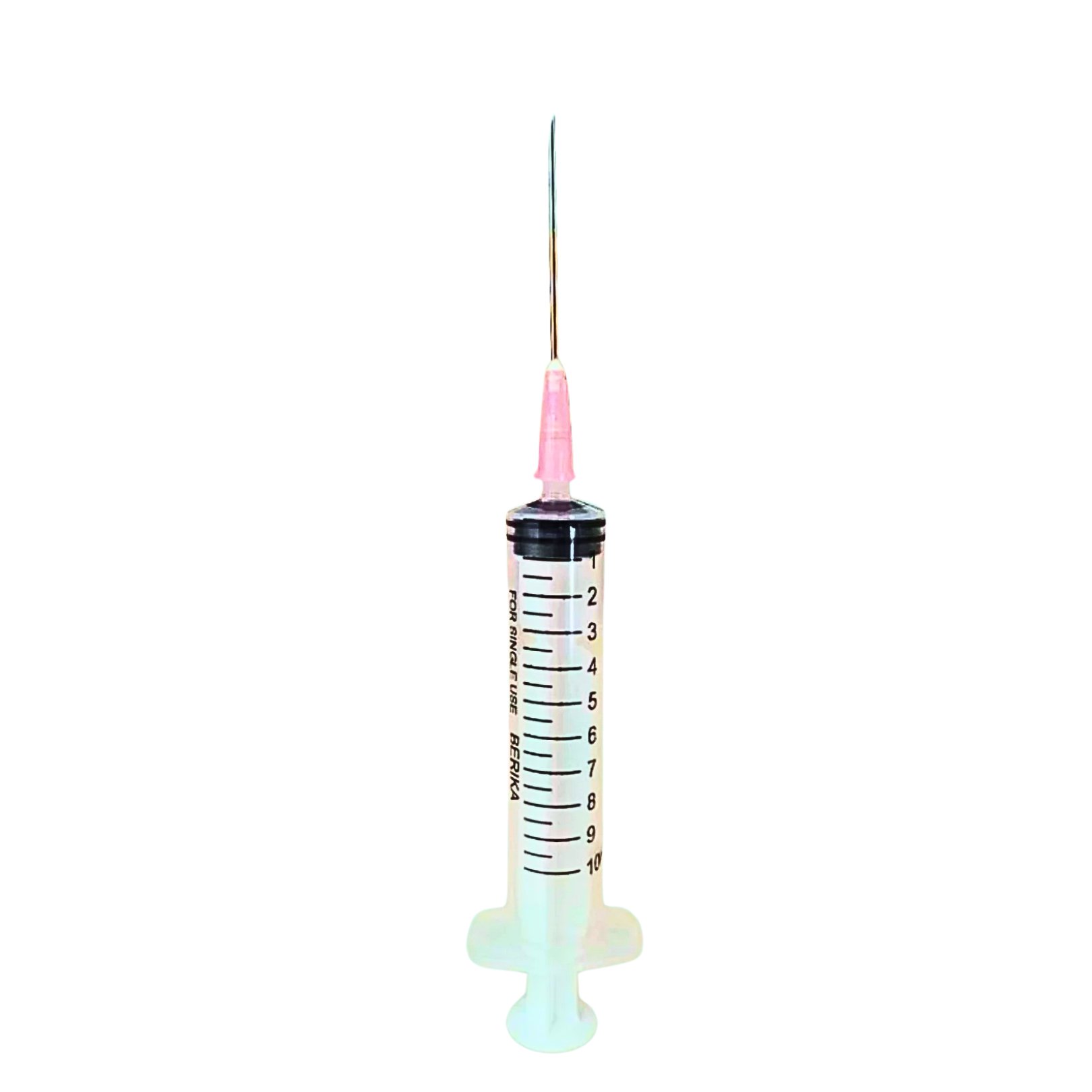 Berika 10 ML Pembe Uzun Enjektör