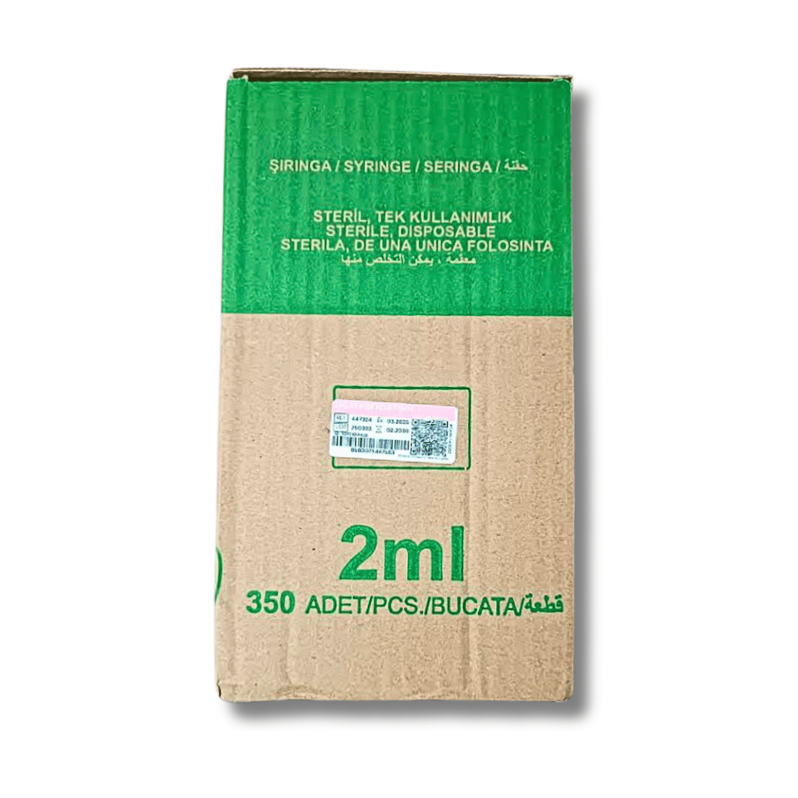 Berika 2 ml pembe kısa  enjektör