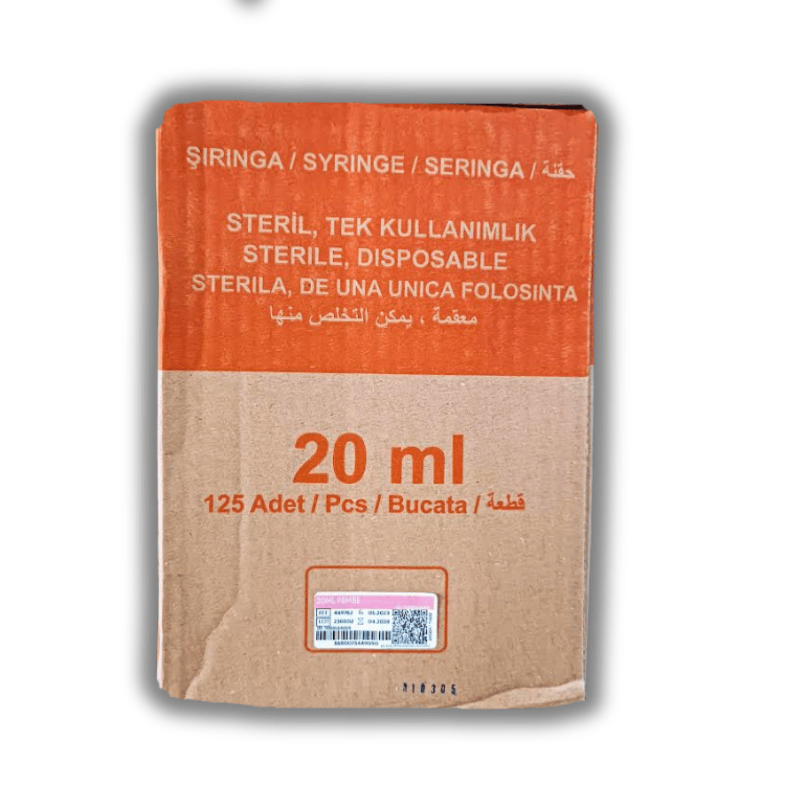 Berika 20 ML Pembe Uzun Enjektör