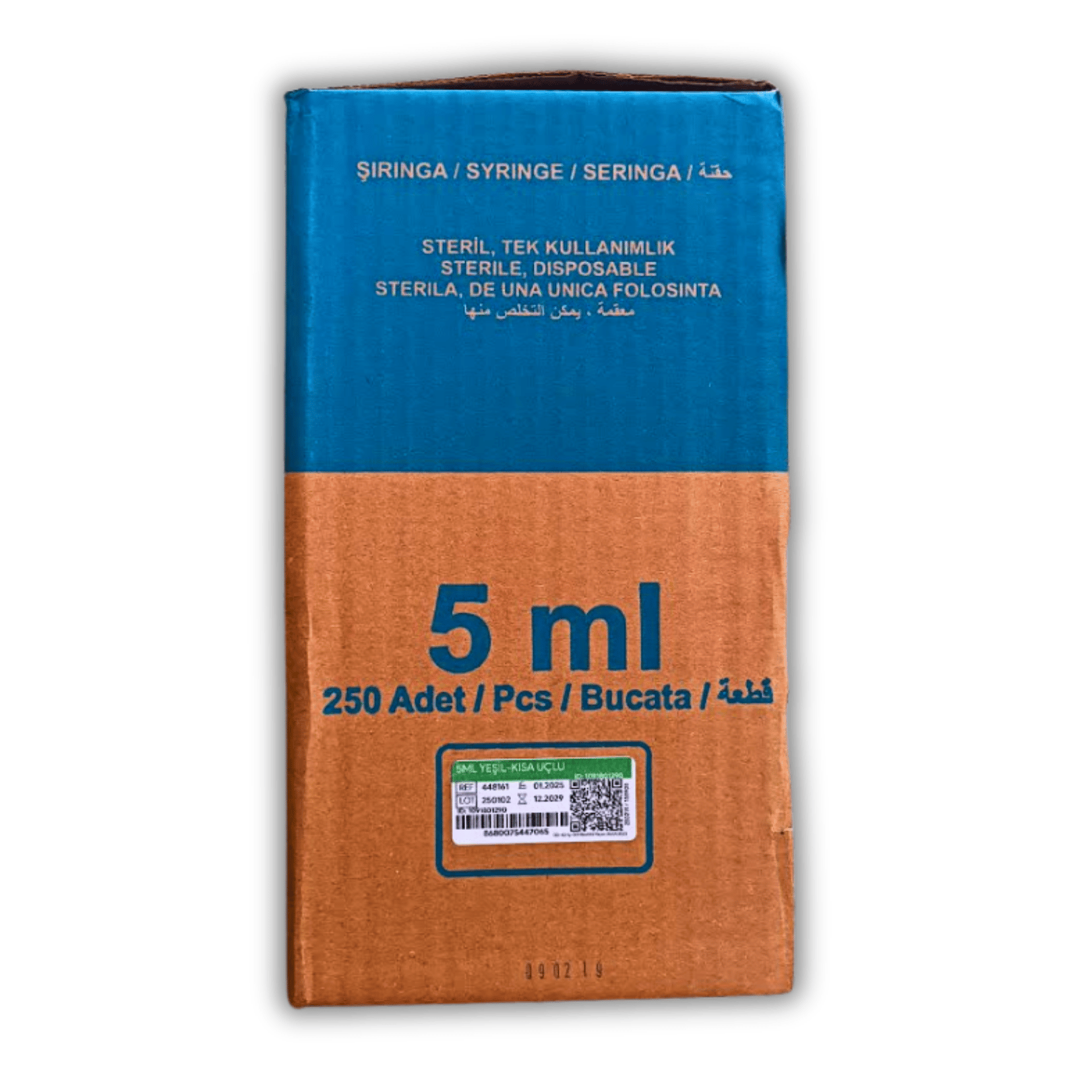 Berika 5 ML Yeşil Kısa Enjektör