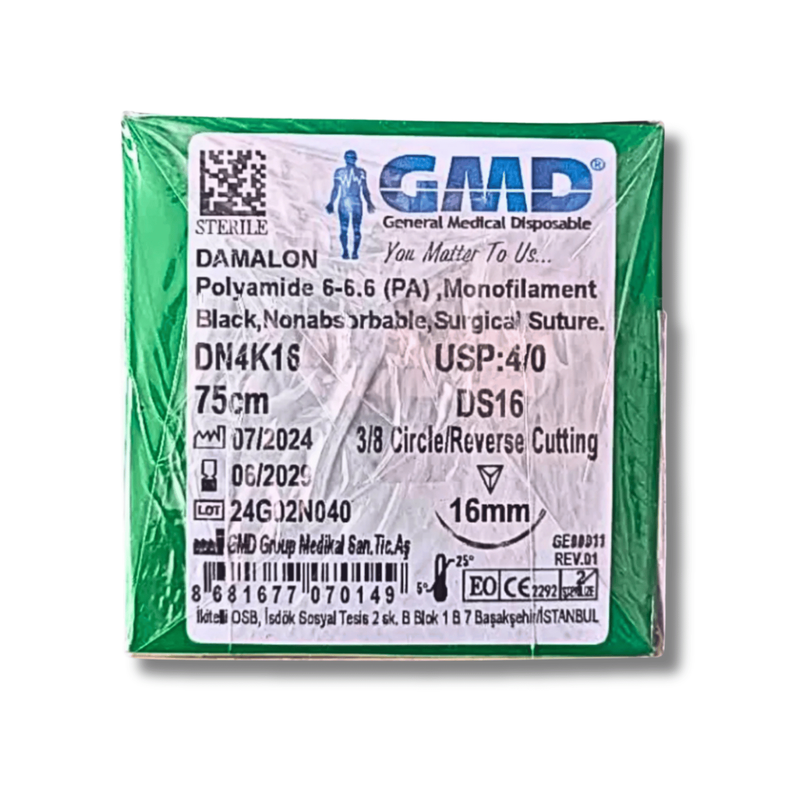 Damalon Emilemeyen İplik 4/0