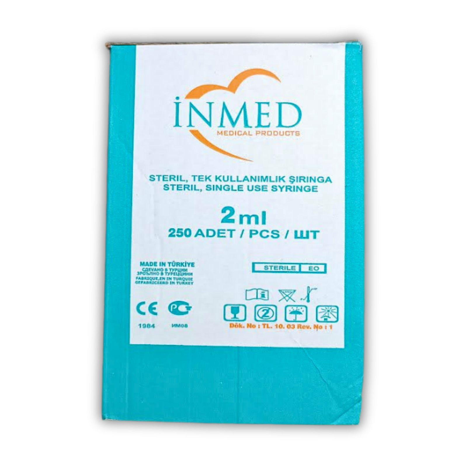 İnmed 2 ML Kısa Yeşil Uç 3 p Enjektör