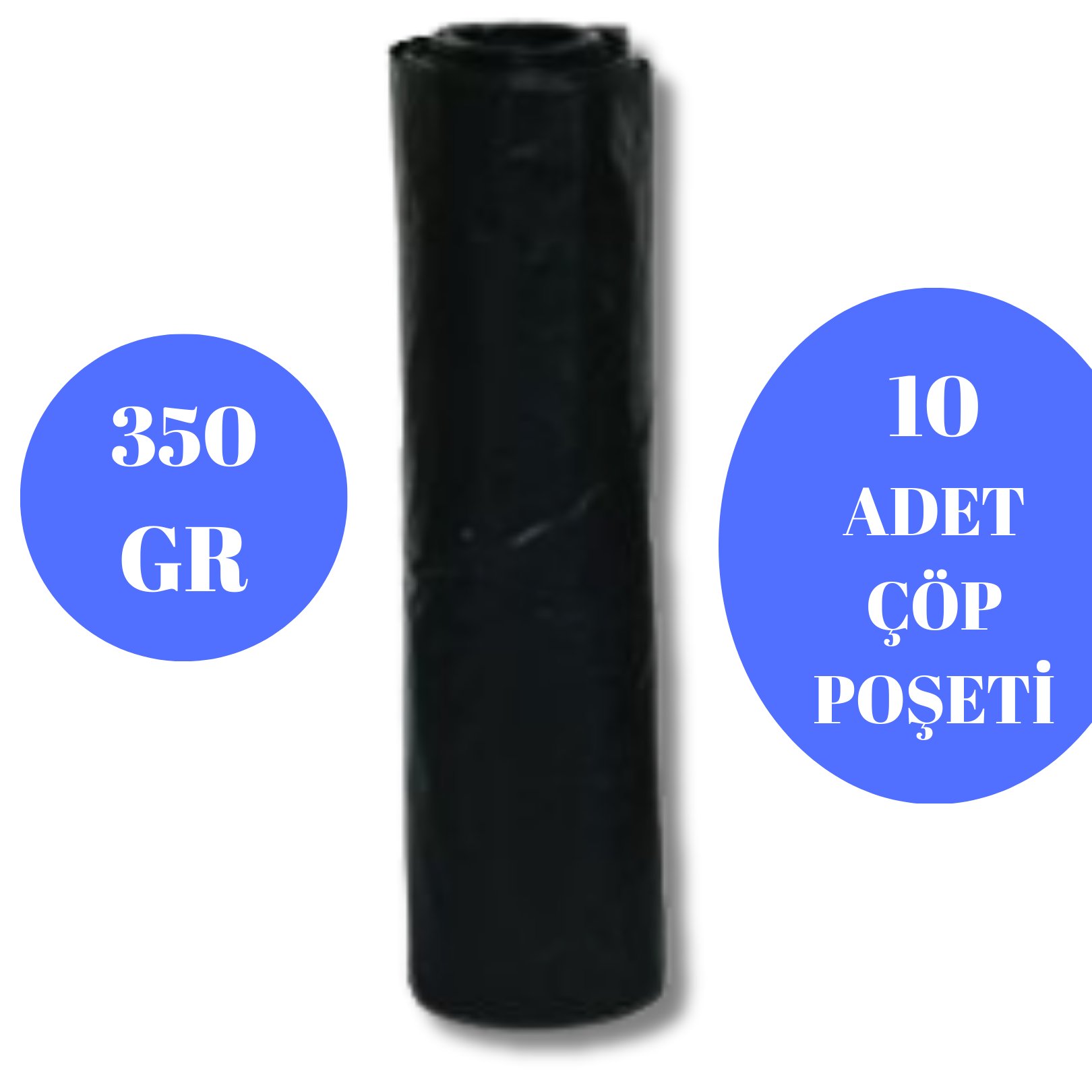 Siyah Çöp Poşeti  10'lu 350 Gr