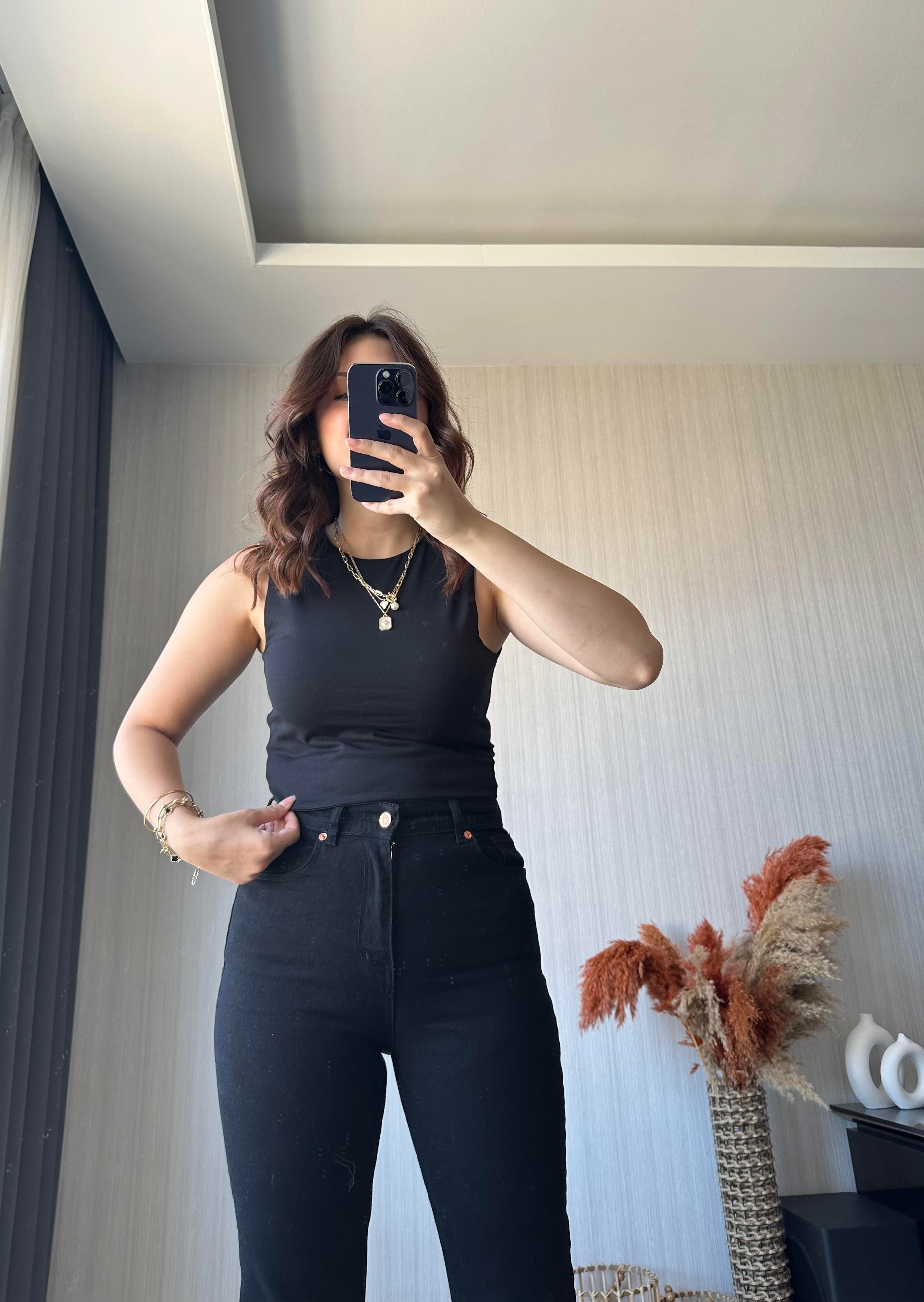 Halter Yaka Atlet | Siyah