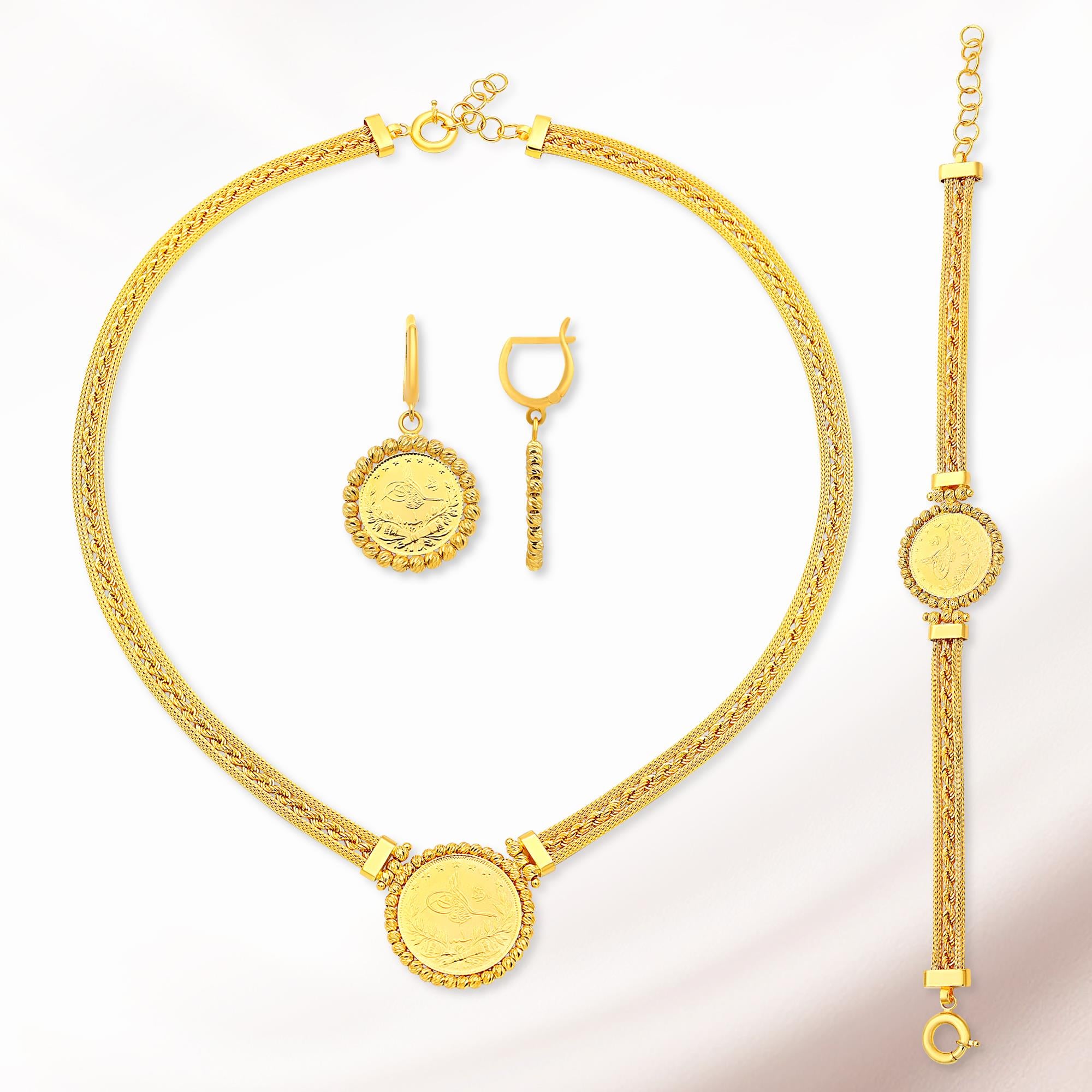 Kalze Halat Set Reşatlı 22K - ST021