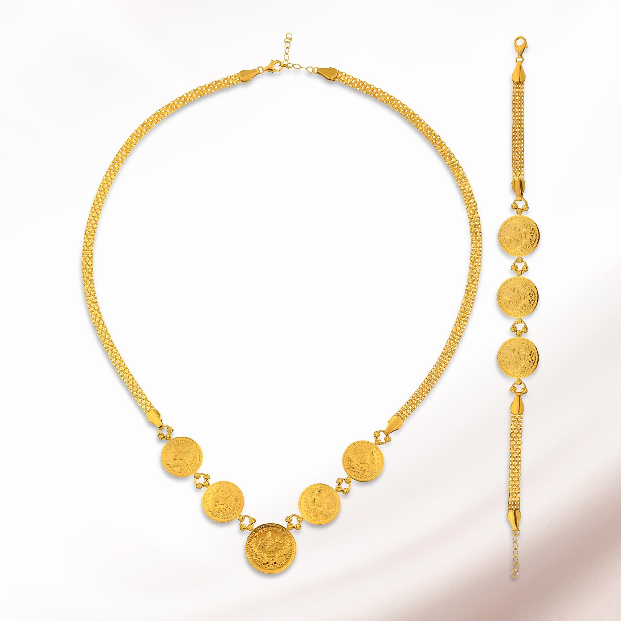 Reşatlı Set Bismark Zincir 22K - ST010