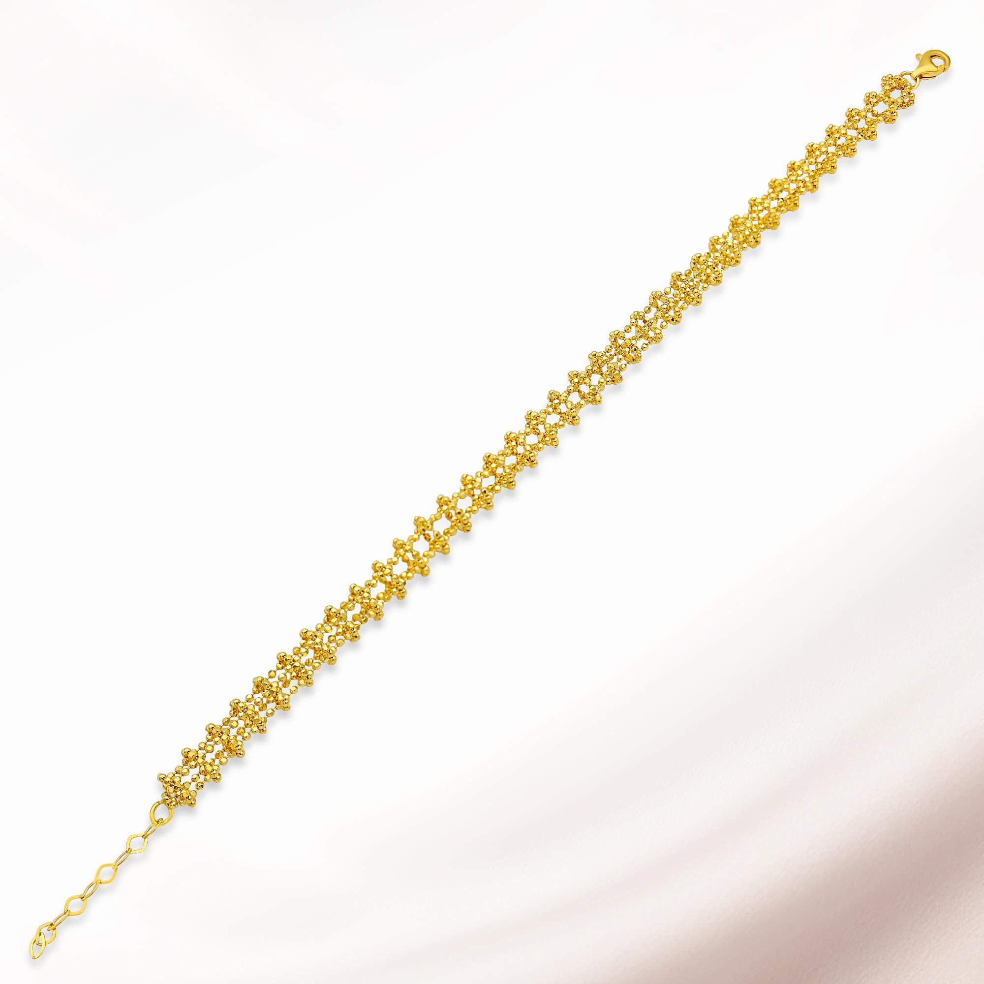 Tırnak Çakısı Zincir Bileklik 22K - BL061