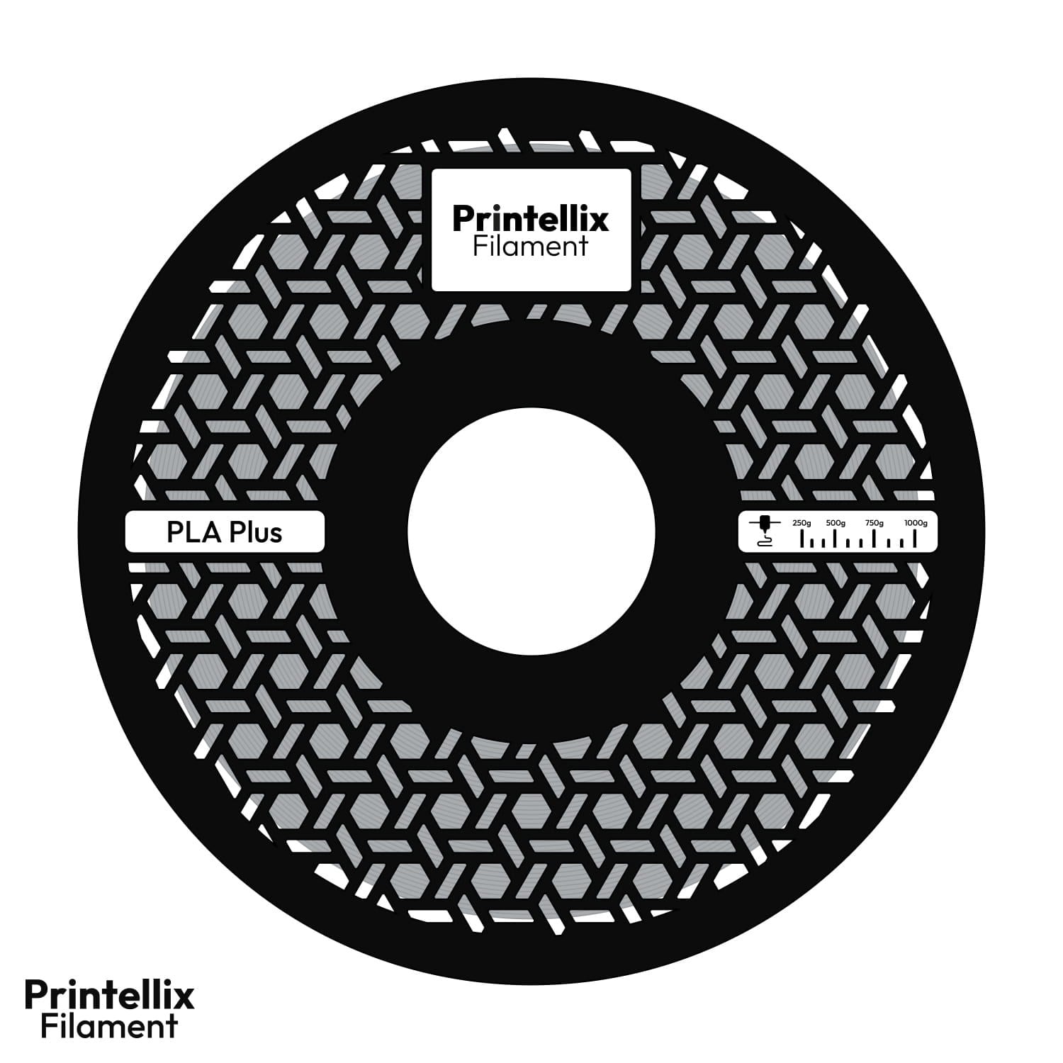 Printellix PLA+ Gri Filament 1.75mm 1kg