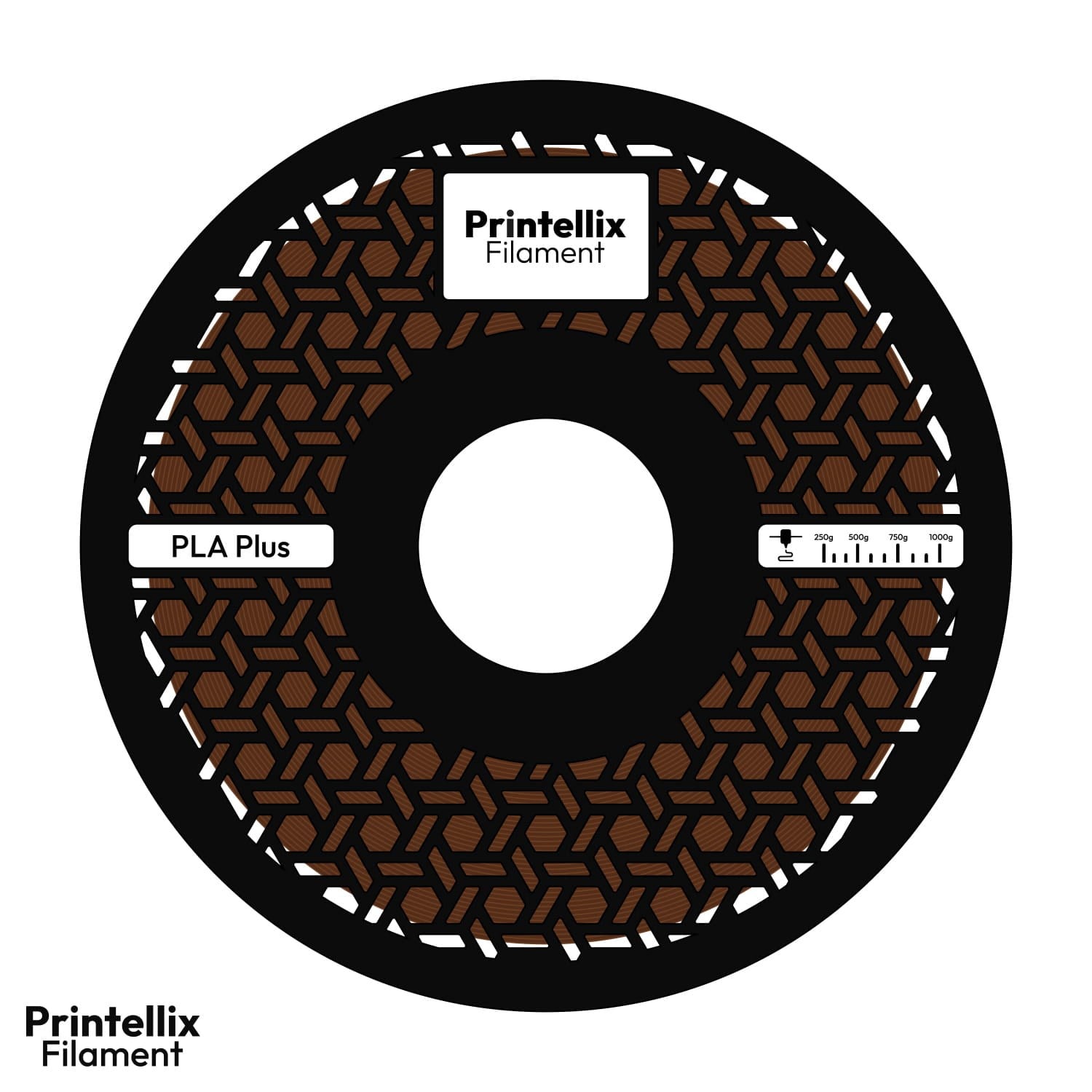 Printellix PLA+ Kahverengi Filament 1.75mm 1kg