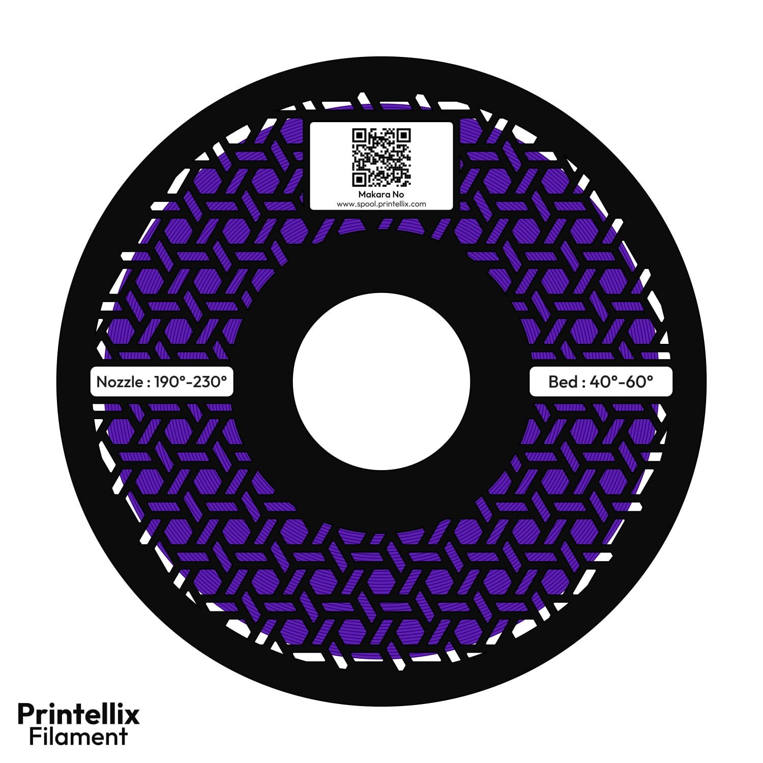 Printellix PLA+ Mor Filament 1.75mm 1kg