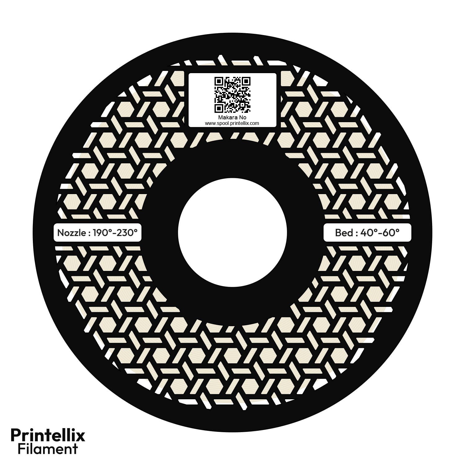 Printellix PLA+ Naturel Filament 1.75mm 1kg