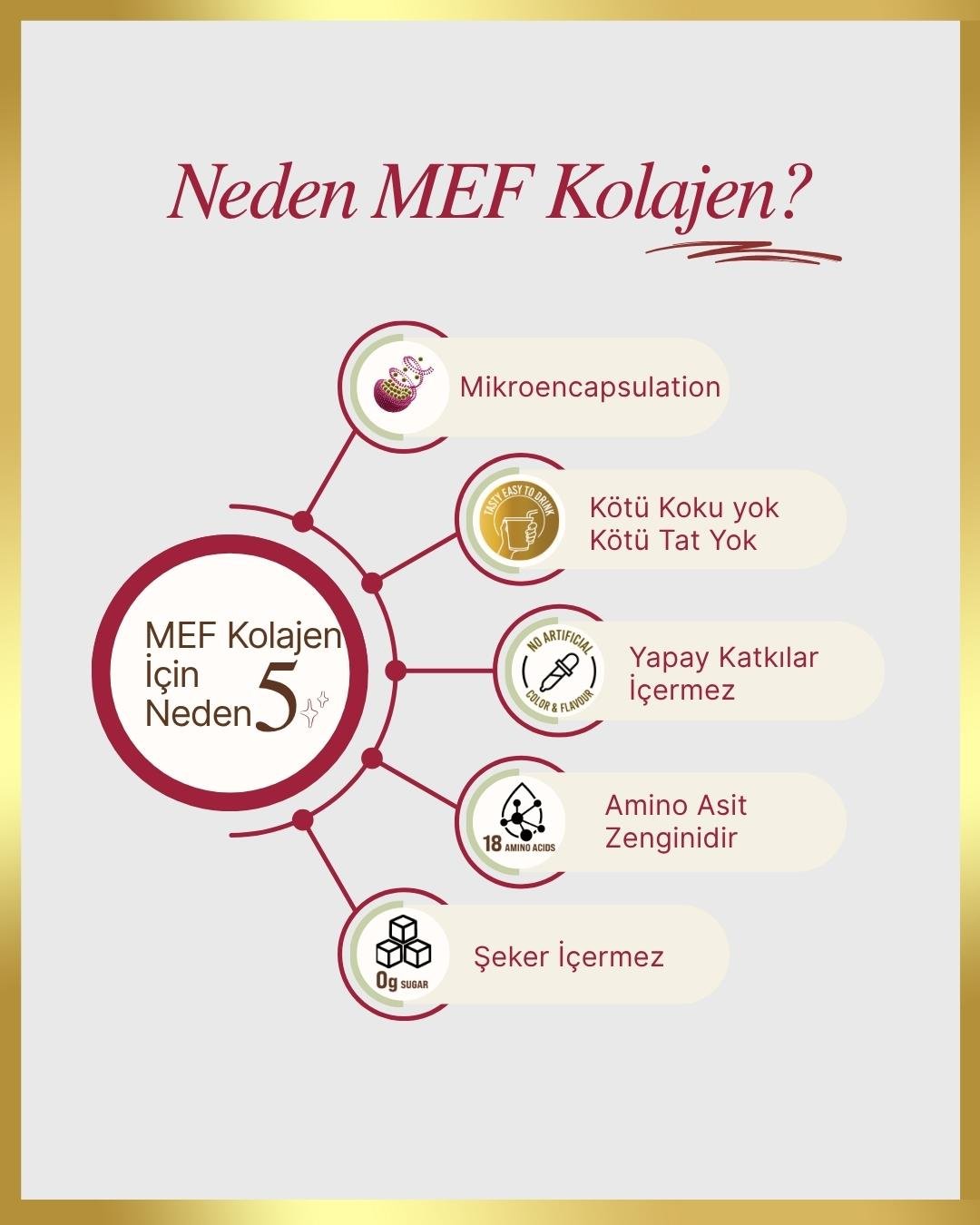 Mef Multi Collagen - Natural Strawberry And Vanilla Flavoured