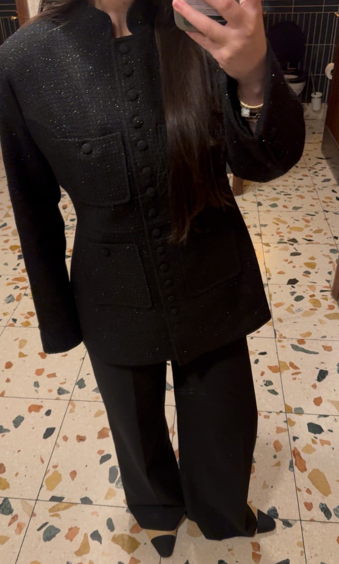 BUTTONED HOURGLASS JACKET