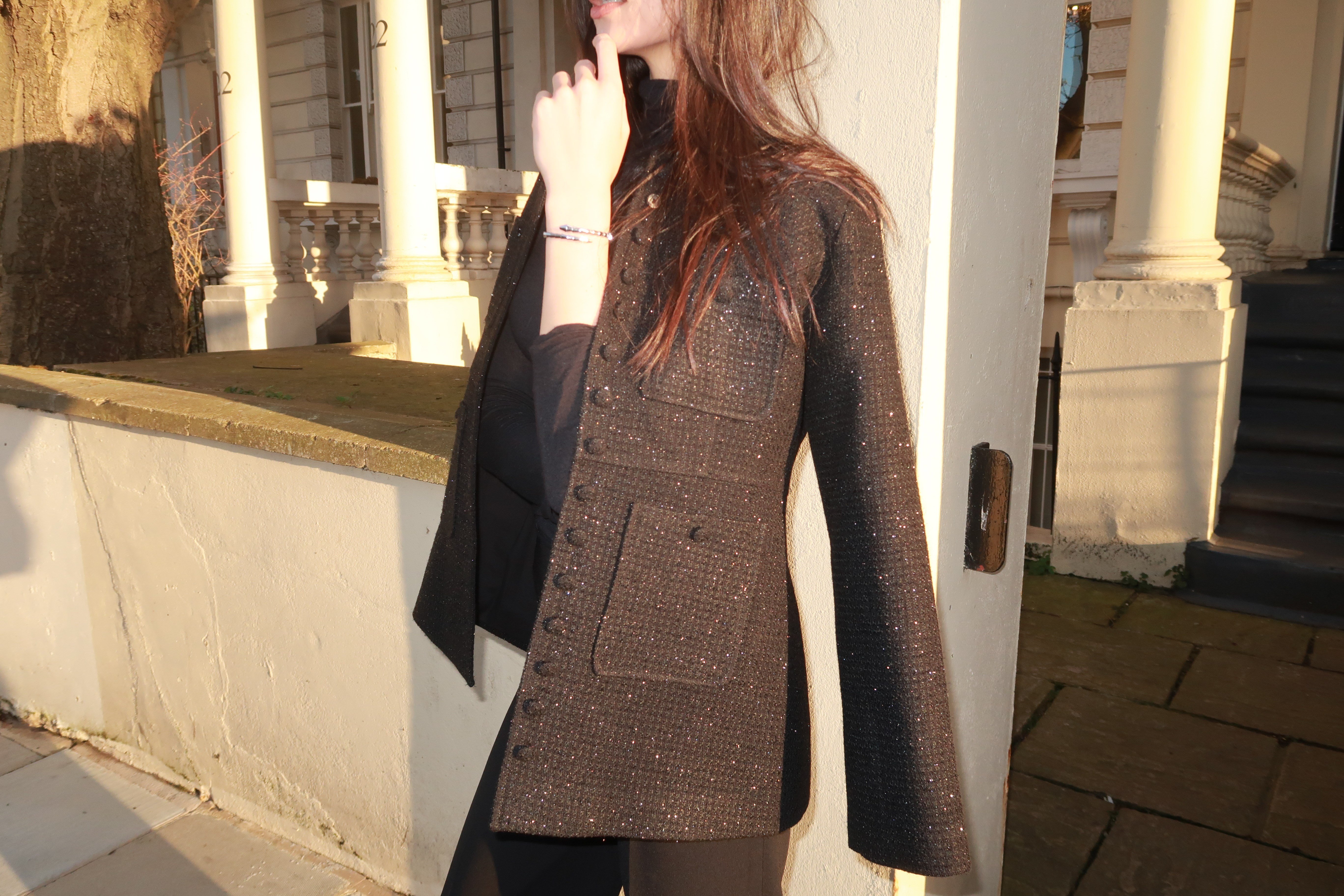 BUTTONED HOURGLASS JACKET