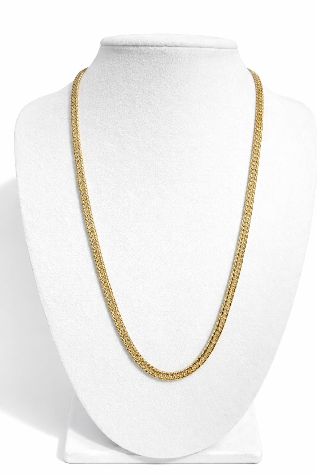80cm Gold Renk Çelik Zincir Kolye / Model 305