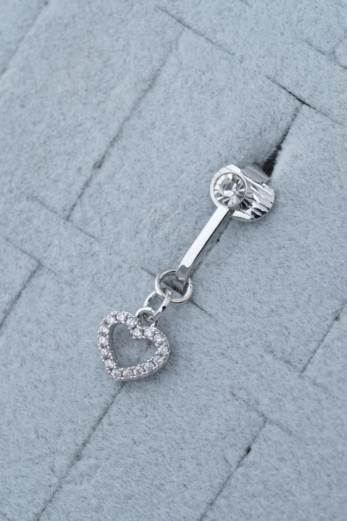 Kıstırmalı Göbek Piercing / Model 124