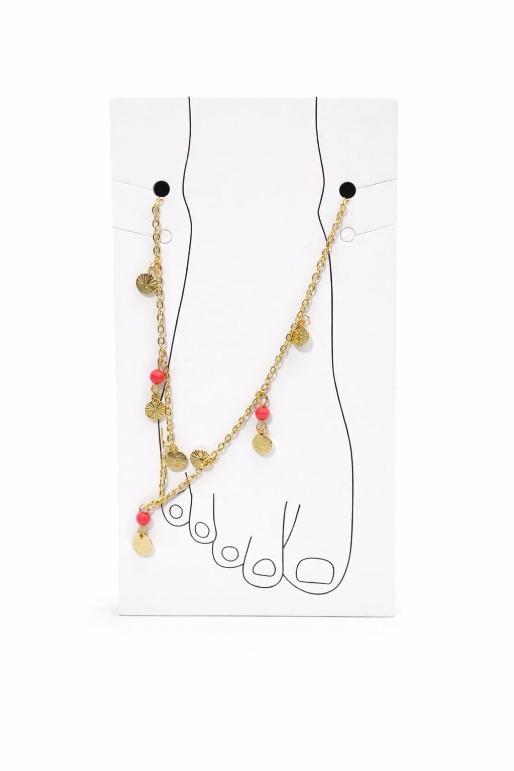 Pembe Taşlı VİP Halhal