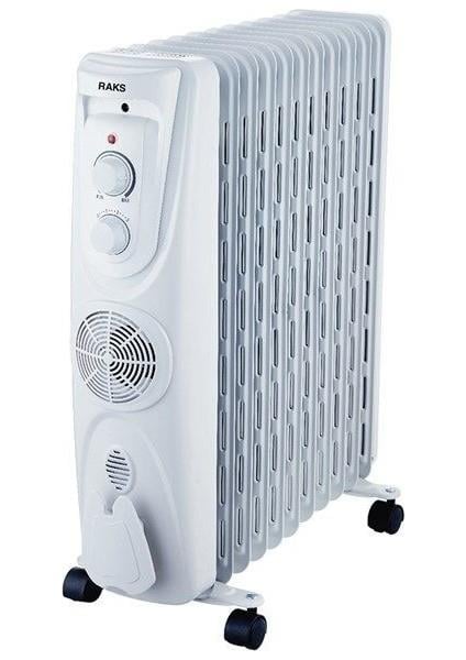 Raks Ilıca Yağlı Radyatör 11 Dilim 2300 W Fanlı Isıtıcı SiyahISITICILAR