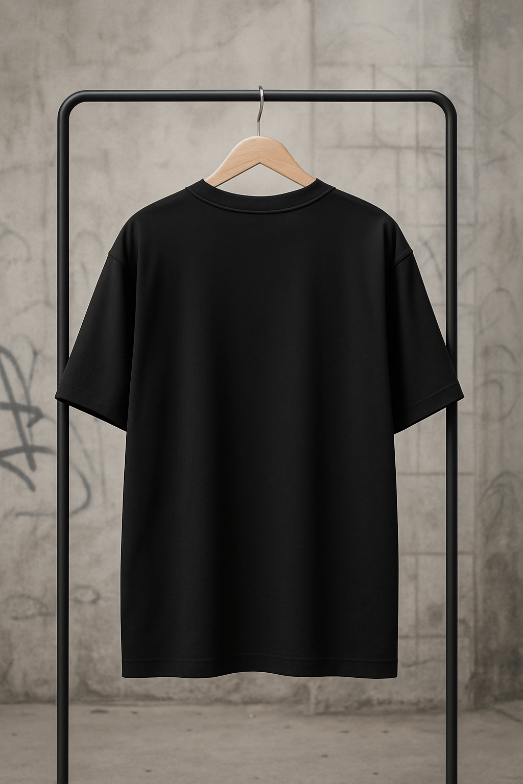 'Dark Cat' Siyah Oversize Tişört