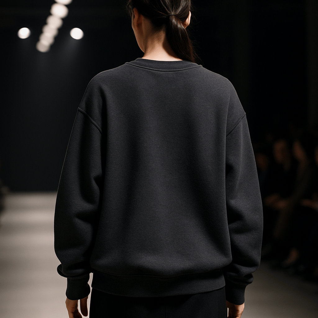 'My Angel' Füme Oversize Sweatshirt