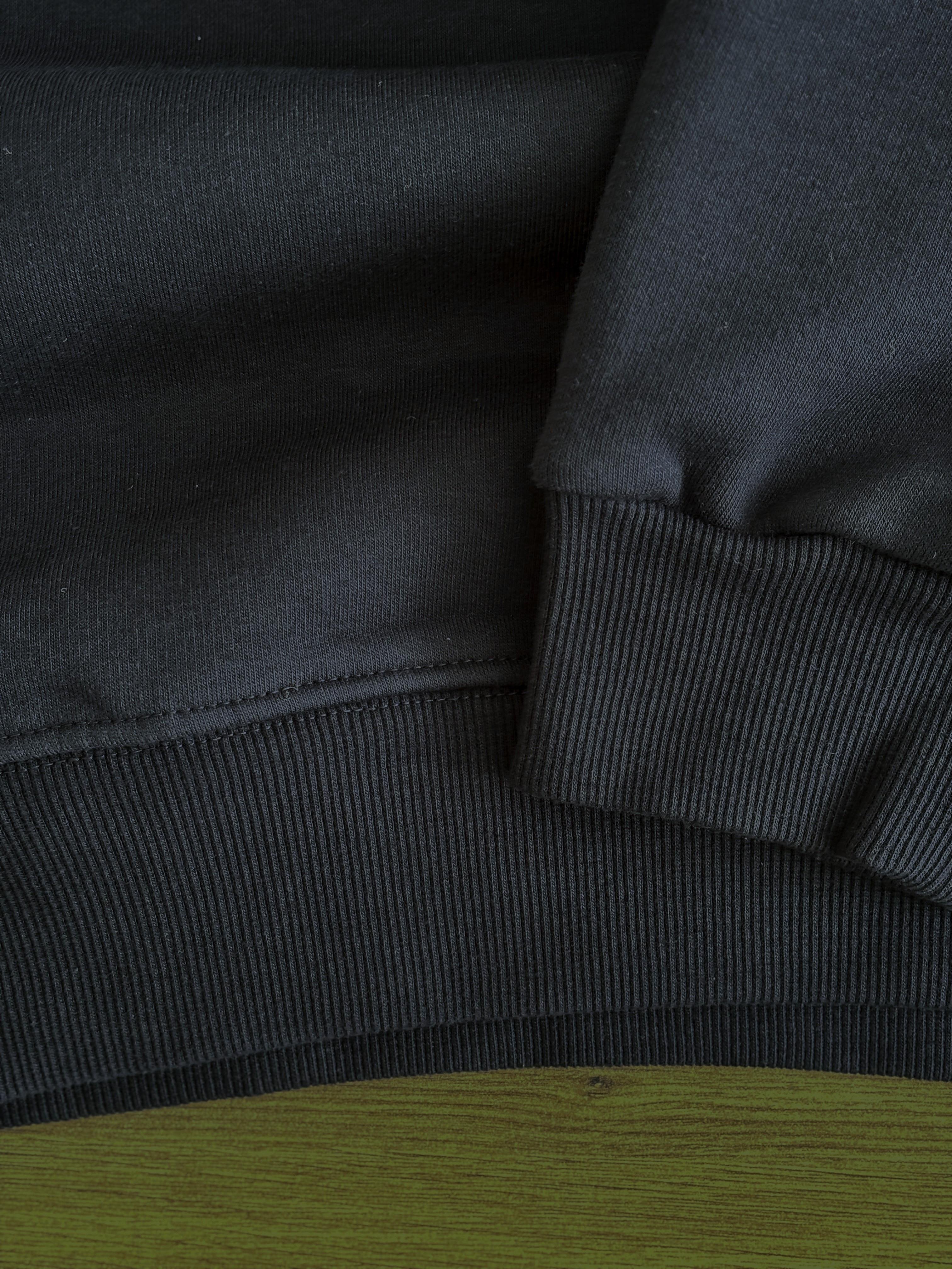 'Perspective' Lacivert Oversize Sweatshirt