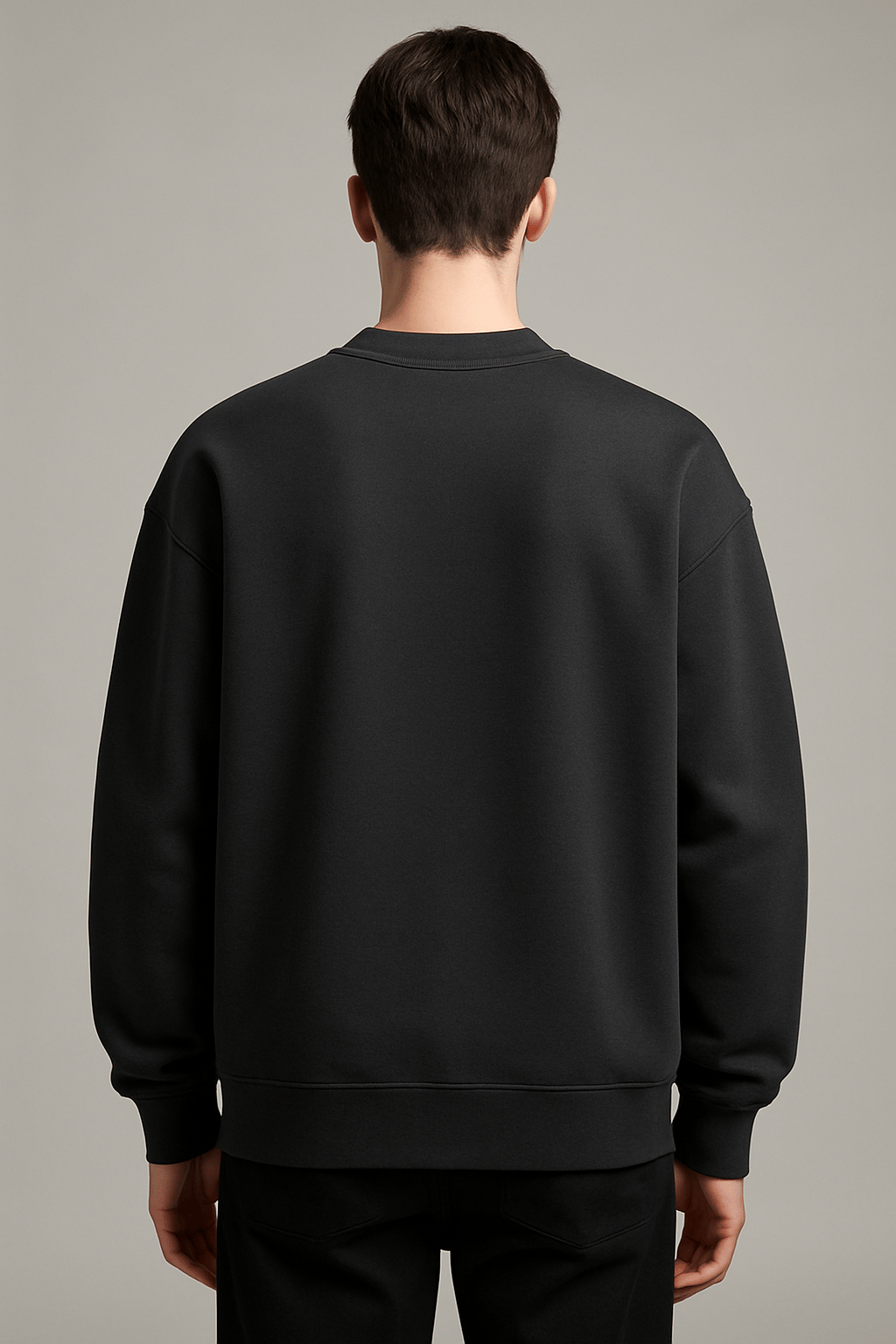 'Tears' Füme Oversize Sweatshirt