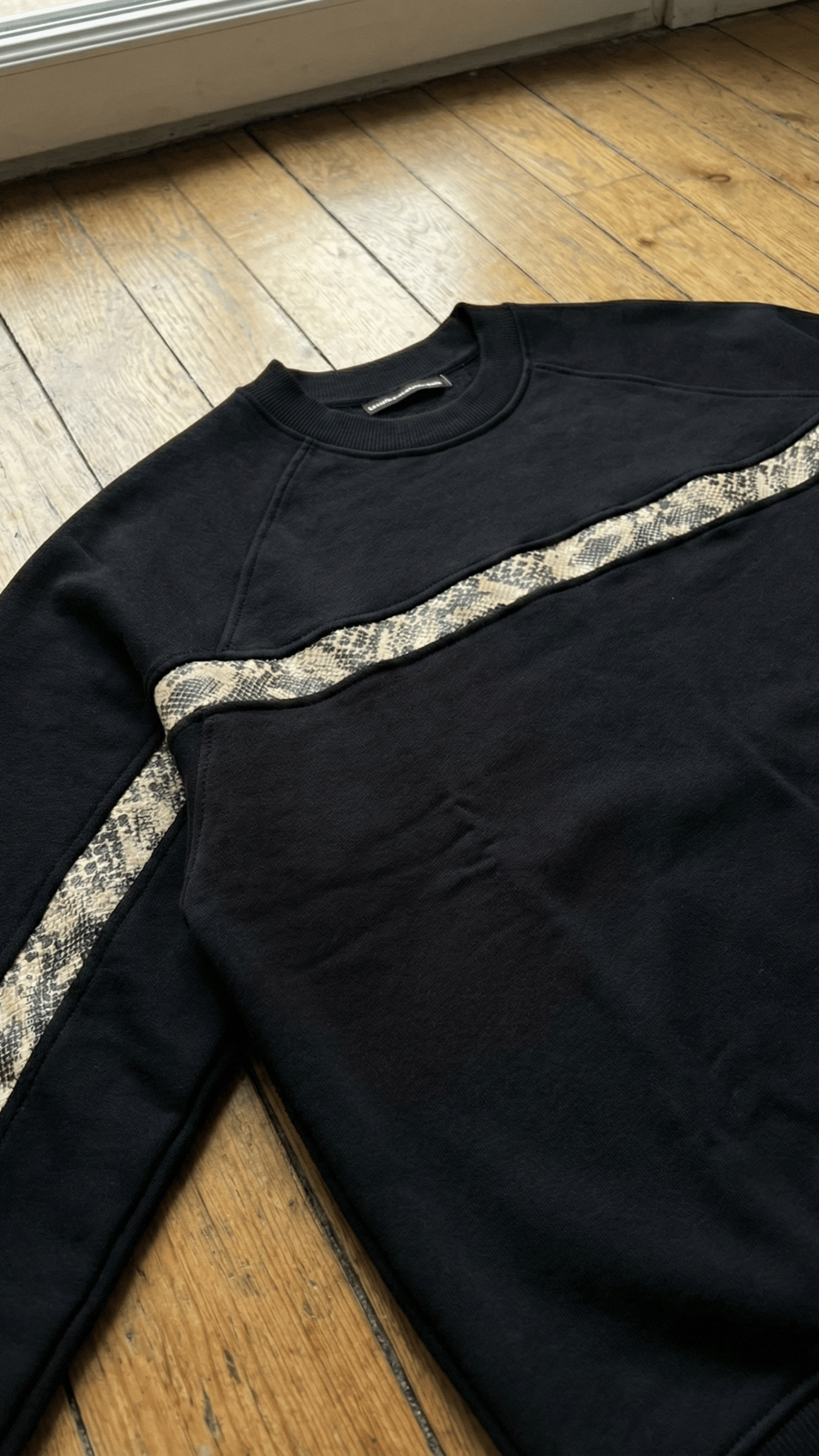 'Vyper' Snazzy Stripe Oversize Sweatshirt