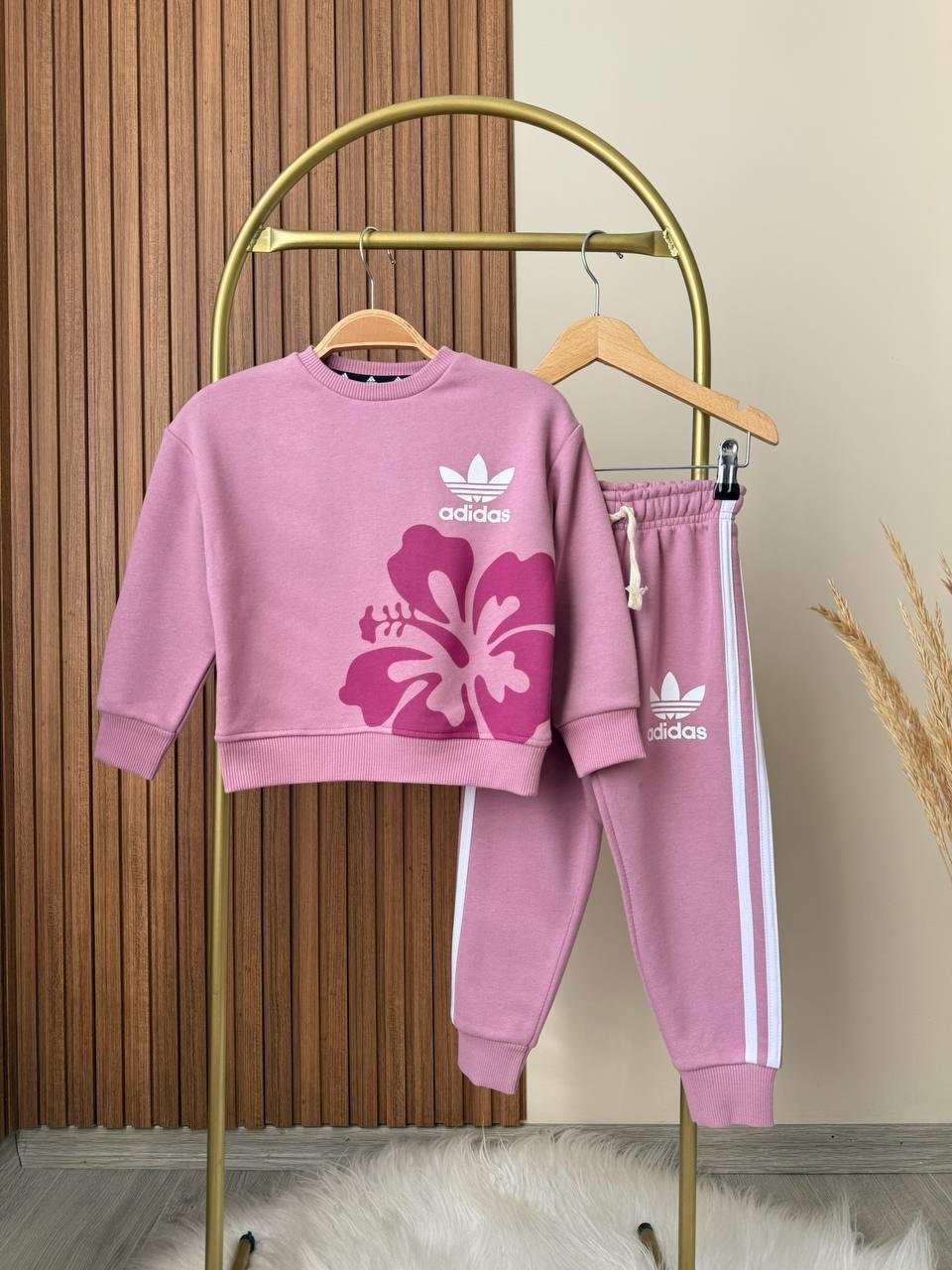Adidas Çiçek Desenli Takım
